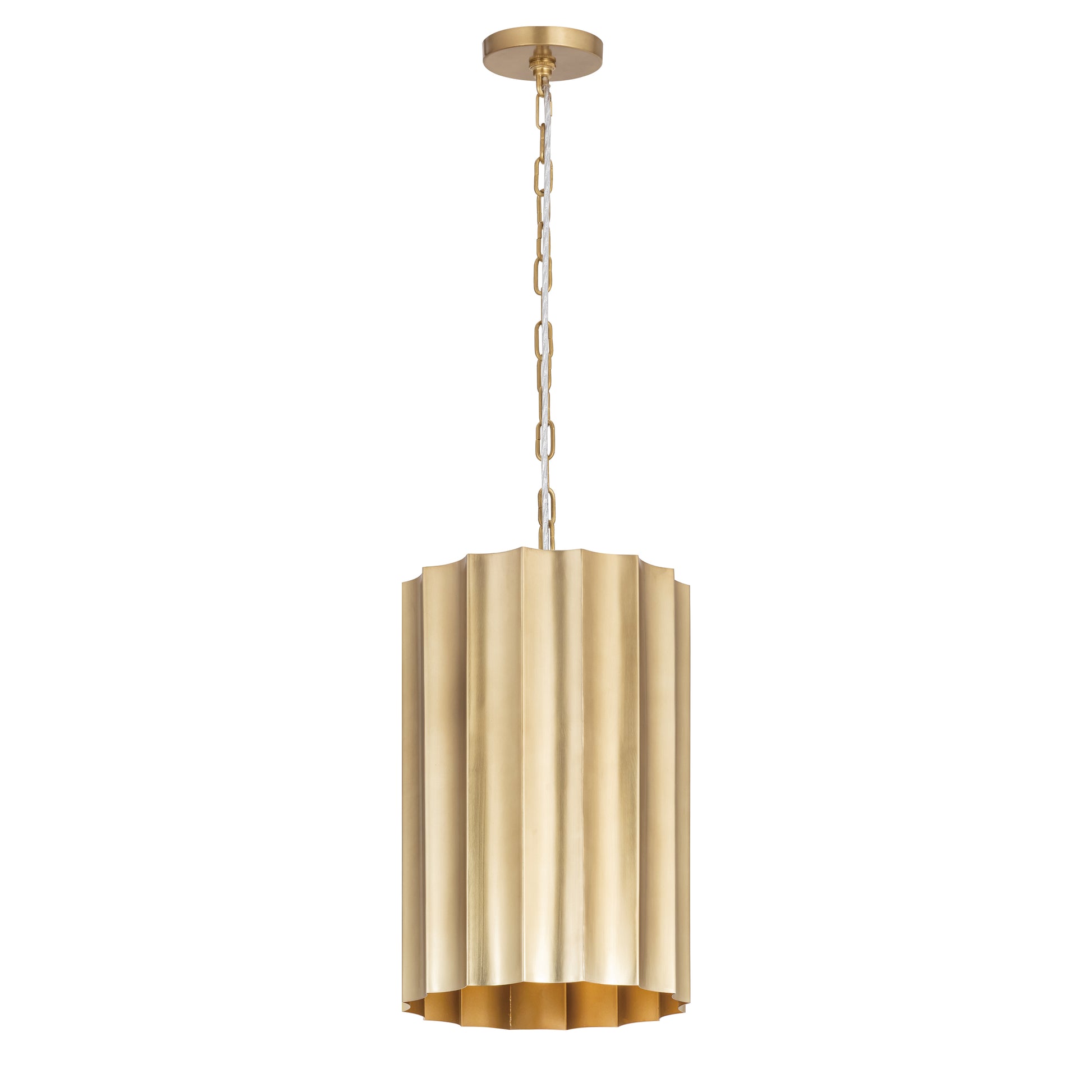 Allegra Small Pendant Weathered Brass by Maxim Lighting