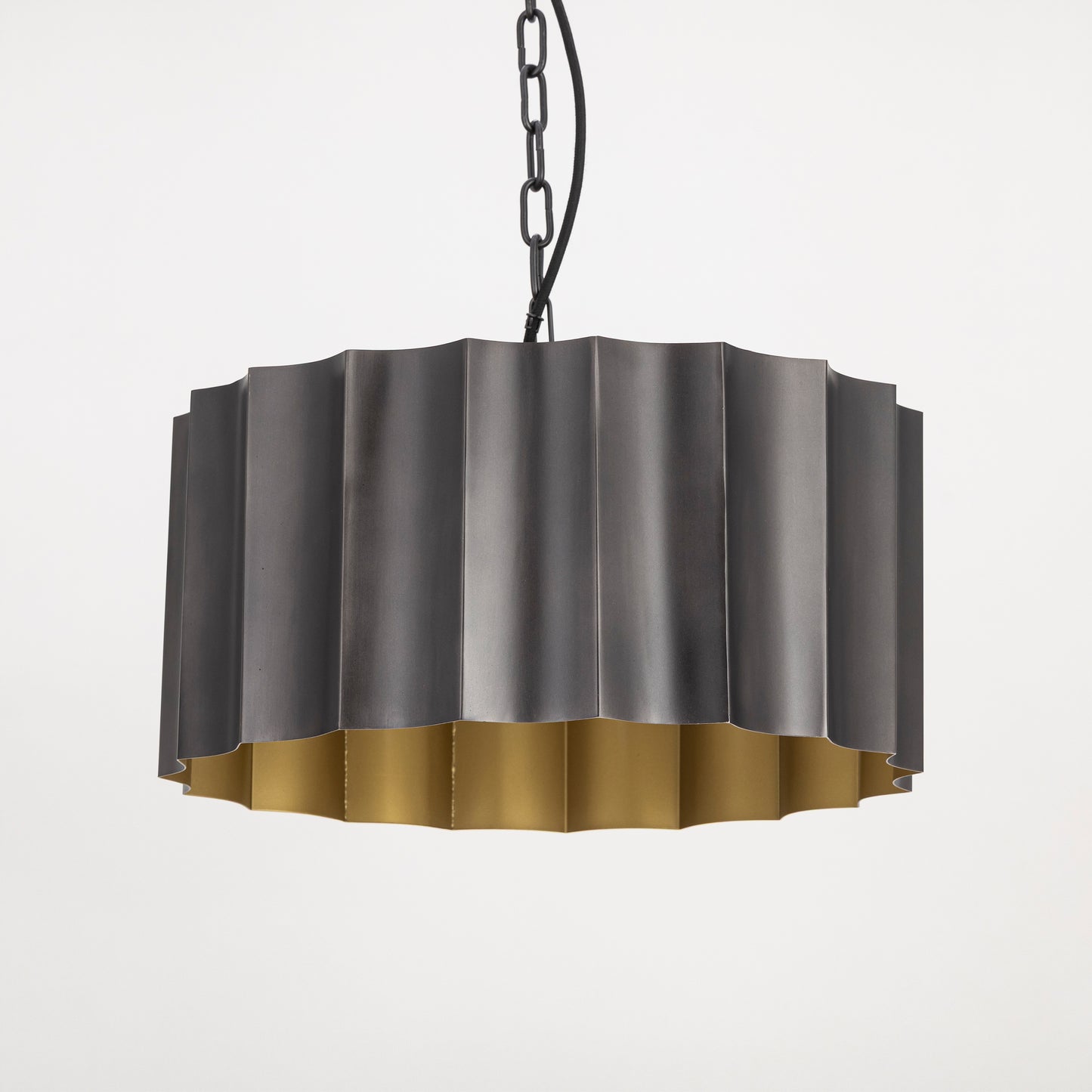 Allegra Large Pendant Gunmetal/Gold by Maxim Lighting