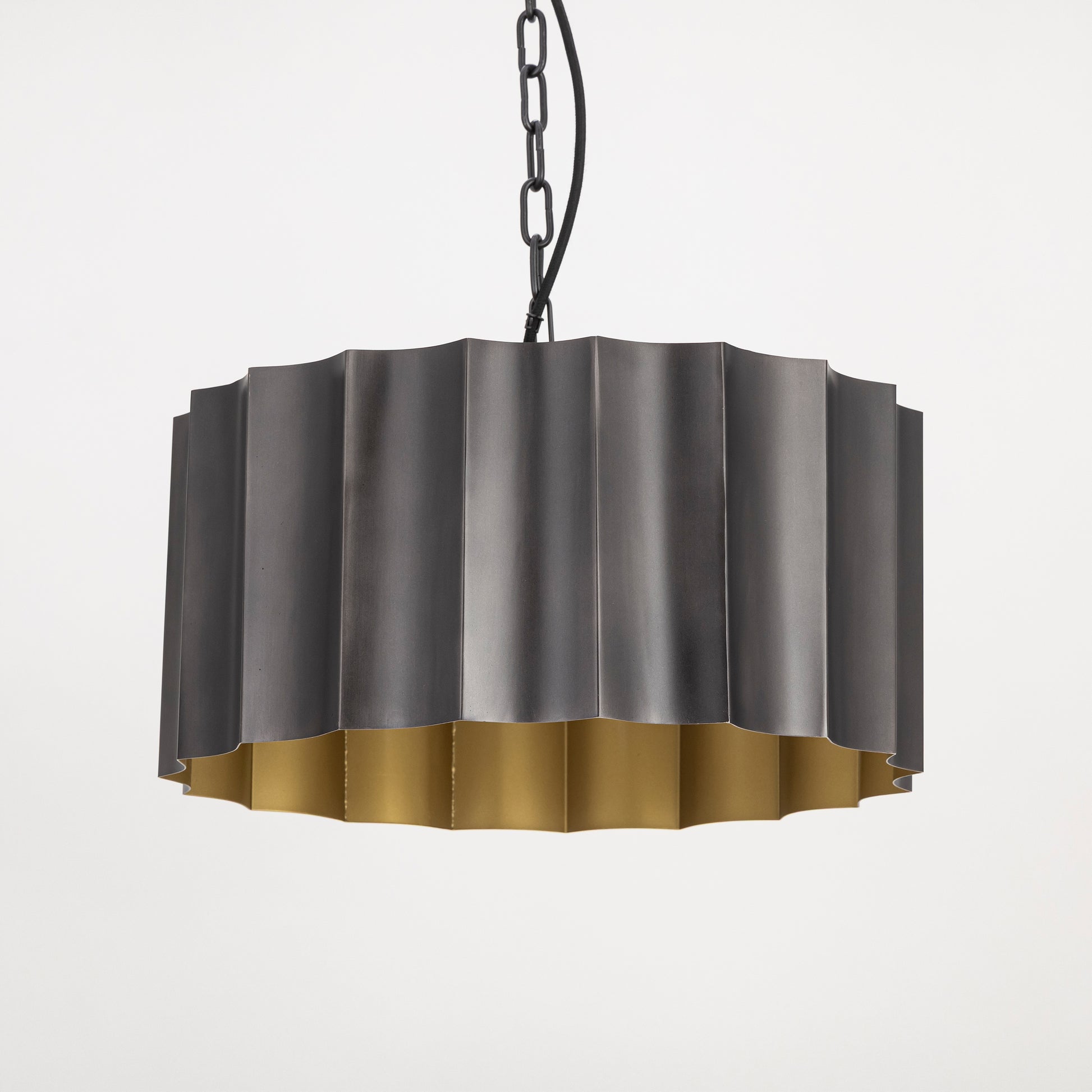 Allegra Large Pendant Gunmetal/Gold by Maxim Lighting