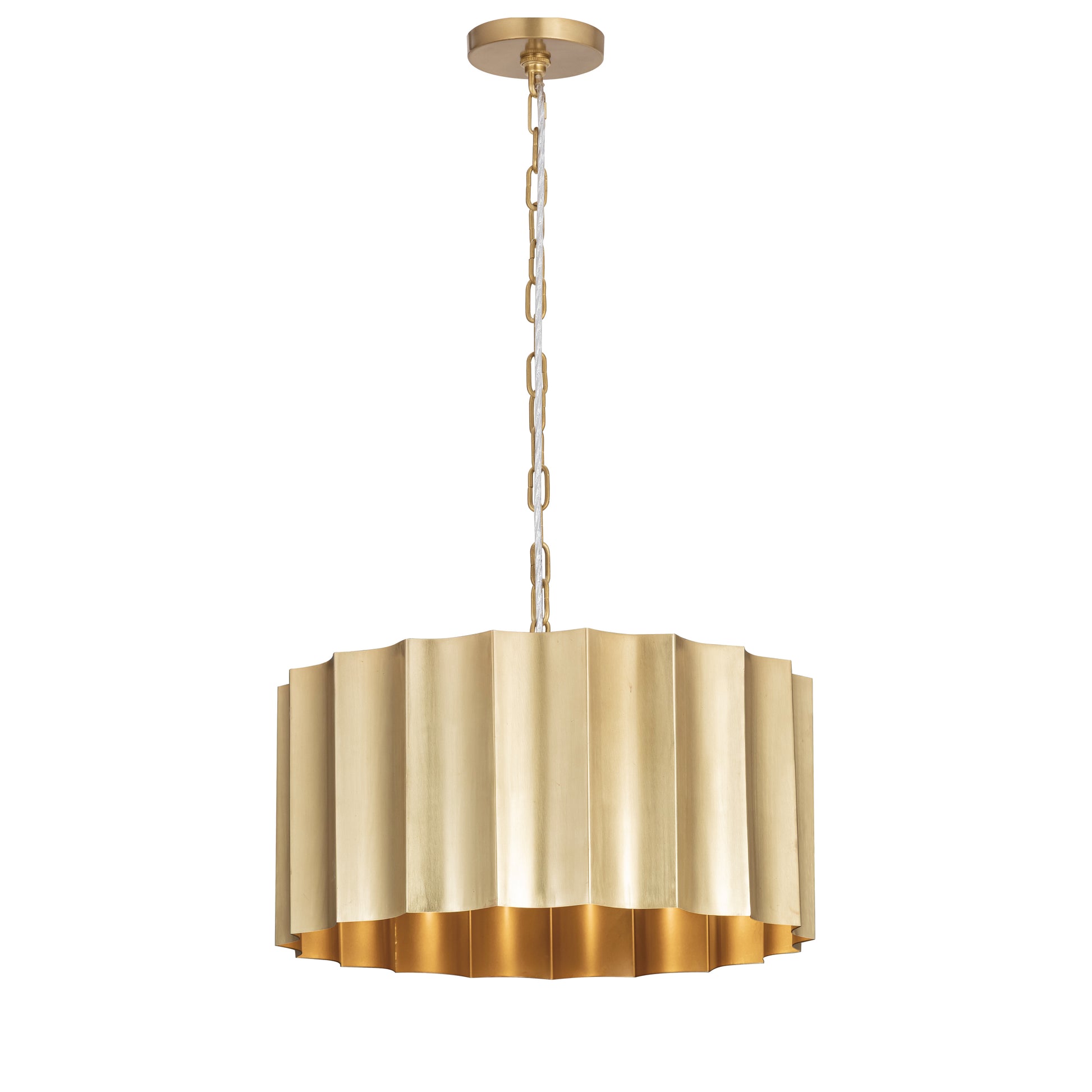 Allegra Large Pendant Weathered Brass by Maxim Lighting