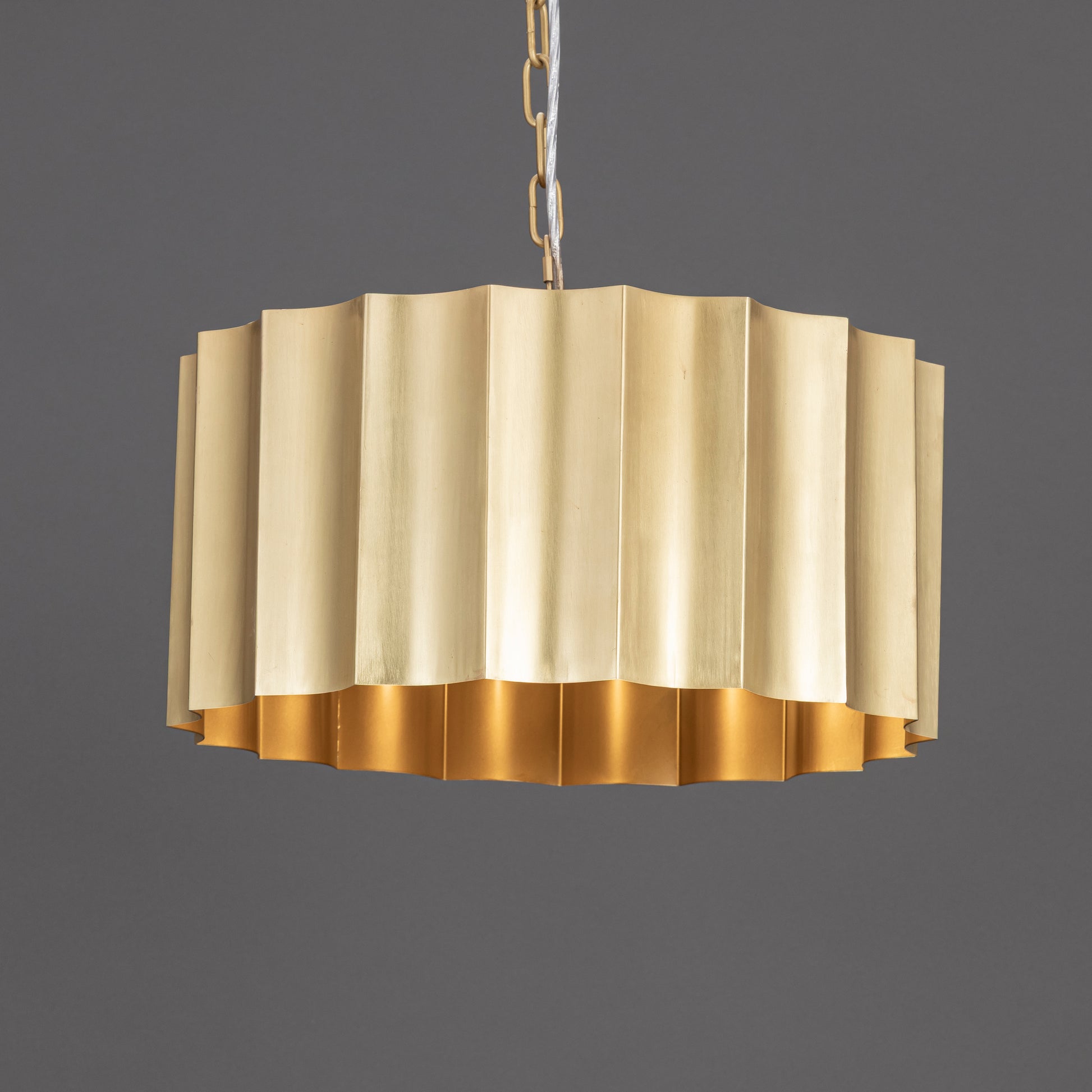 Allegra Large Pendant Weathered Brass by Maxim Lighting