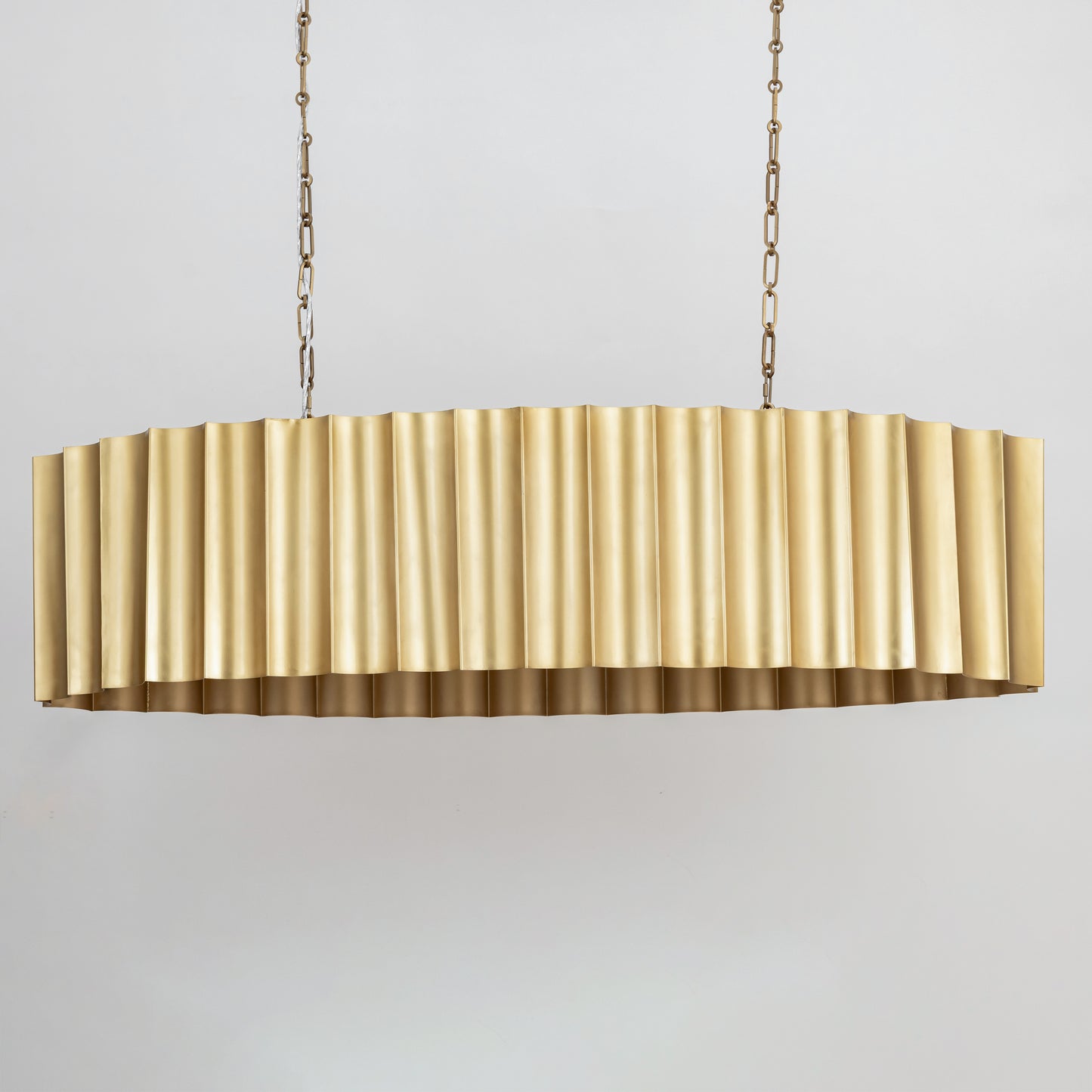 Allegra 5-Light Linear Pendant Weathered Brass by Maxim Lighting