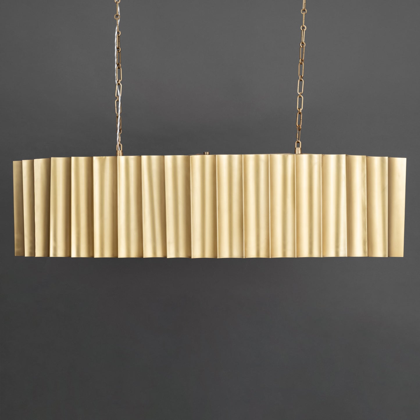Allegra 5-Light Linear Pendant Weathered Brass by Maxim Lighting