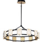 Radiant 12-Light LED Chandelier Black/Gold Leaf by Maxim Lighting