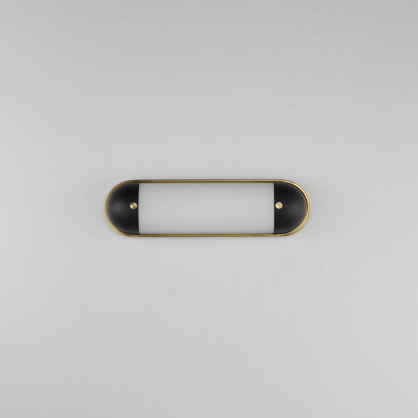 Capsule 18" LED Bath Vanity CCT Select Black/Natural Aged Brass by Maxim Lighting