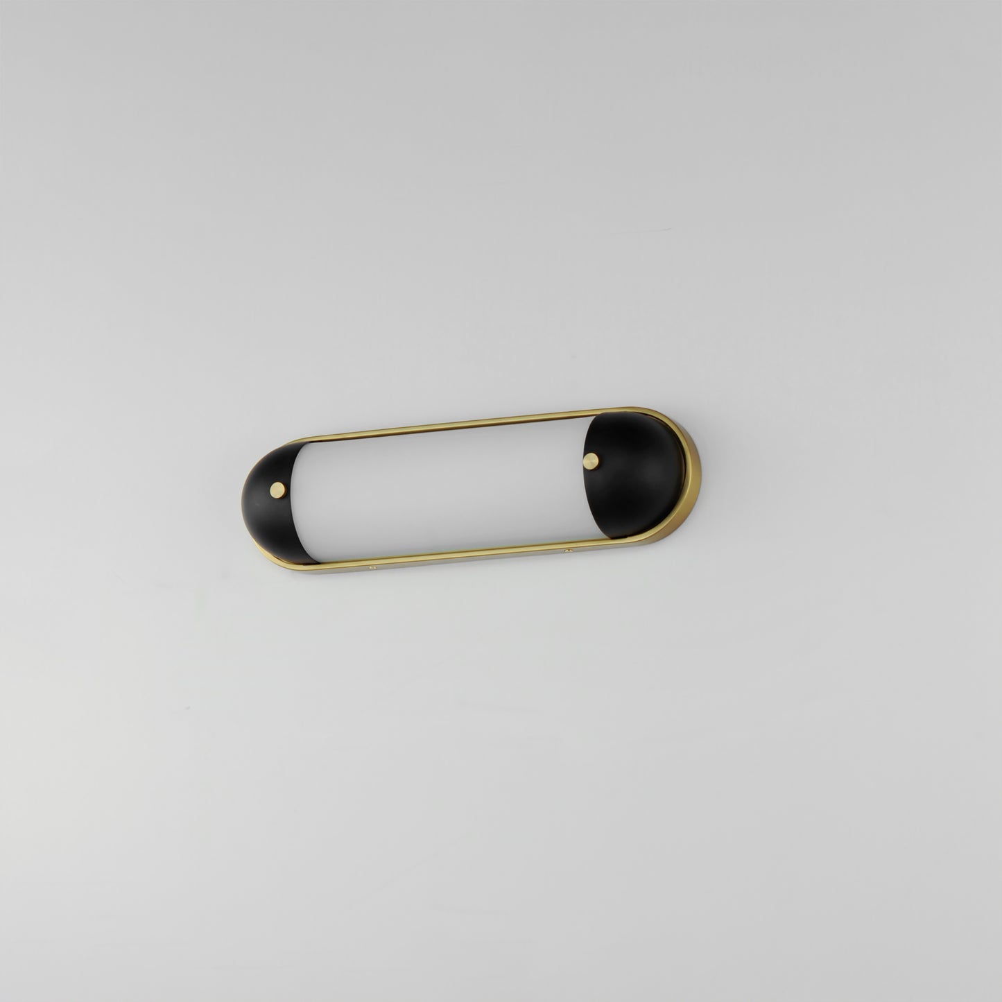 Capsule 18" LED Bath Vanity CCT Select Black/Natural Aged Brass by Maxim Lighting