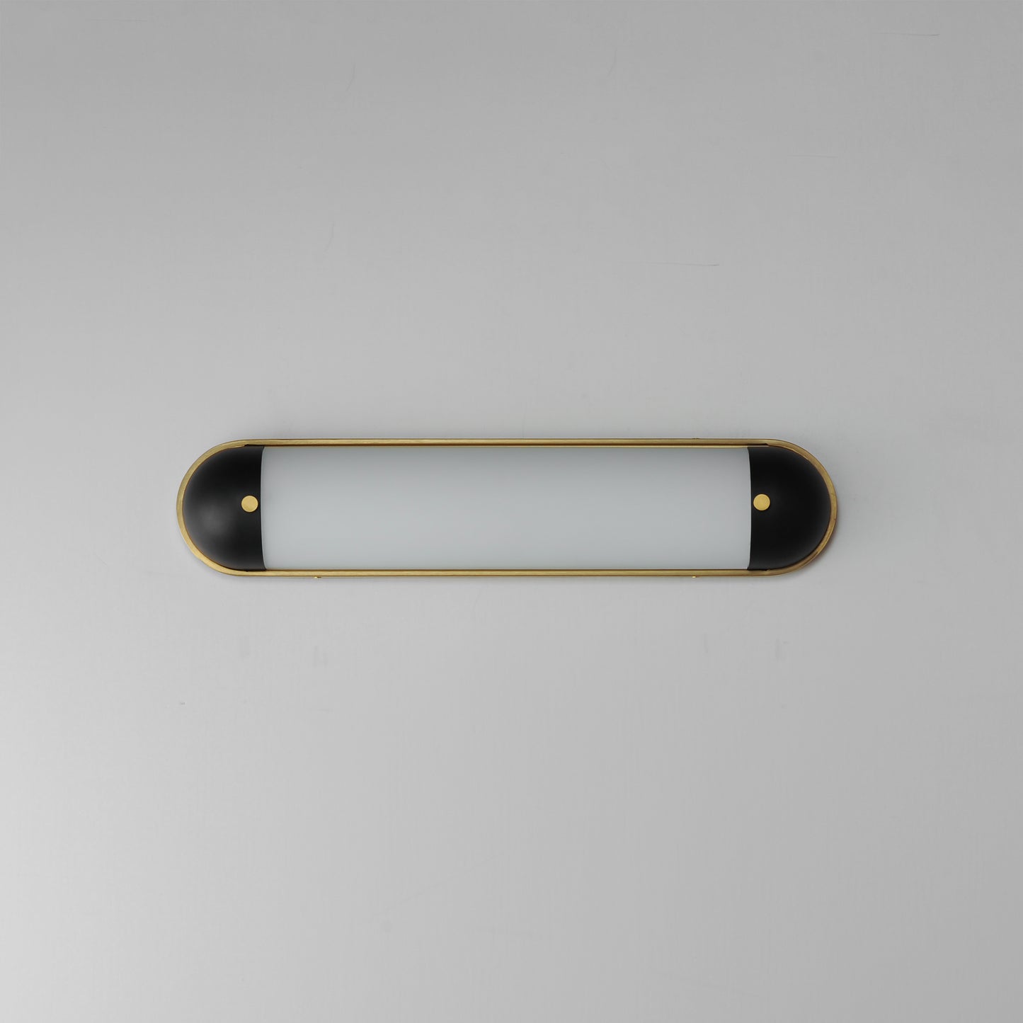 Capsule 24" LED Bath Vanity CCT Select Black/Natural Aged Brass by Maxim Lighting