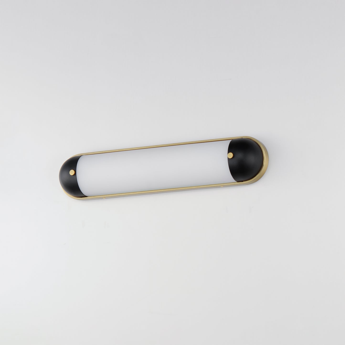 Capsule 24" LED Bath Vanity CCT Select Black/Natural Aged Brass by Maxim Lighting