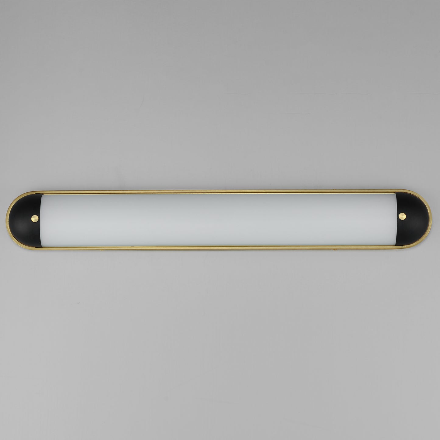 Capsule 36" LED Bath Vanity CCT Select Black/Natural Aged Brass by Maxim Lighting