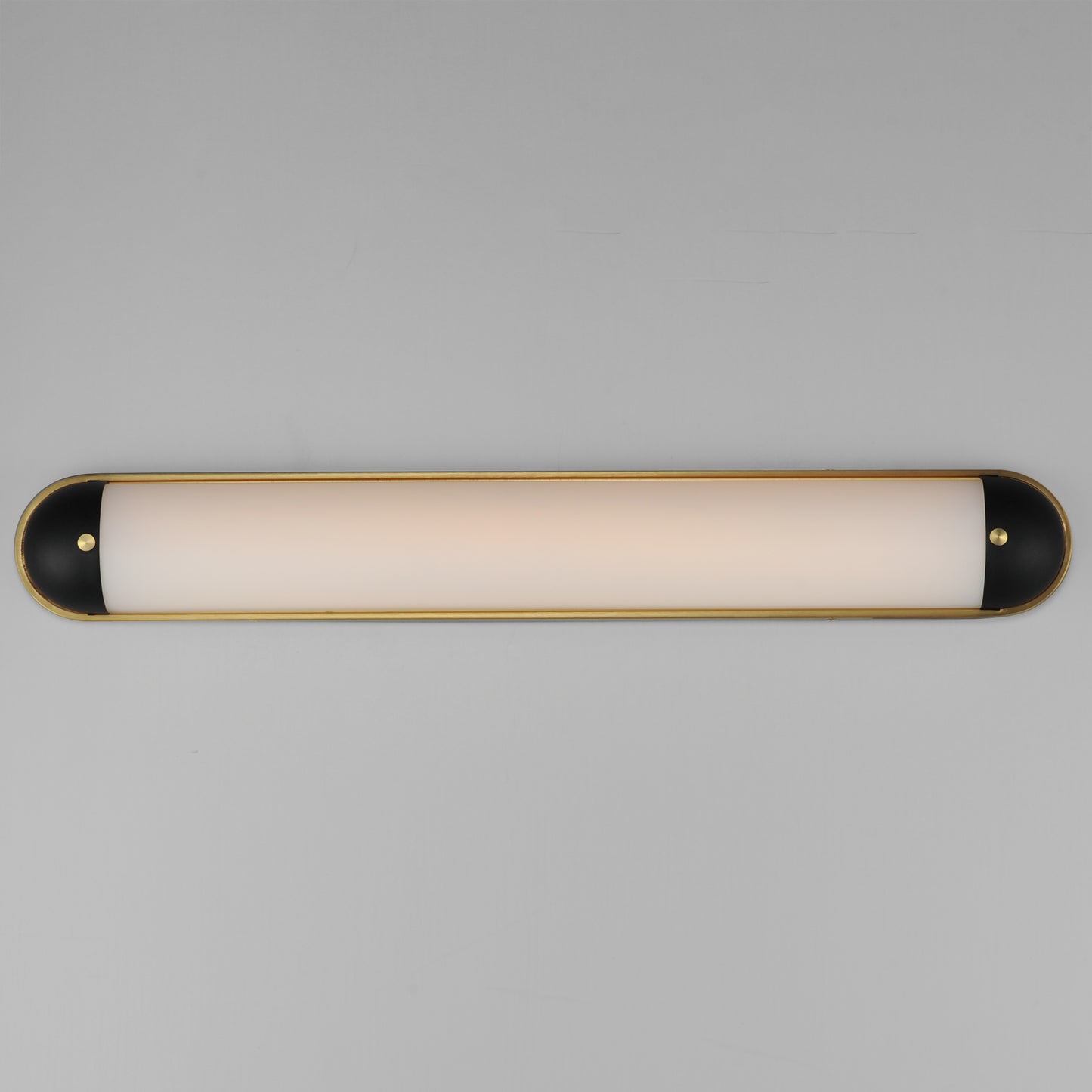 Capsule 36" LED Bath Vanity CCT Select Black/Natural Aged Brass by Maxim Lighting