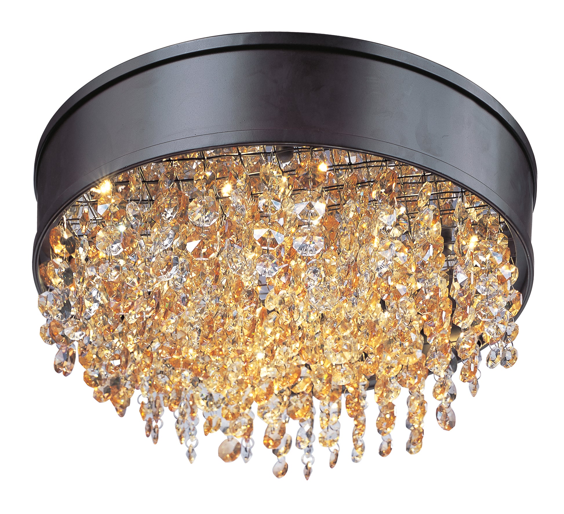 Mystic 11-Light LED Flush Mount Bronze by Maxim Lighting