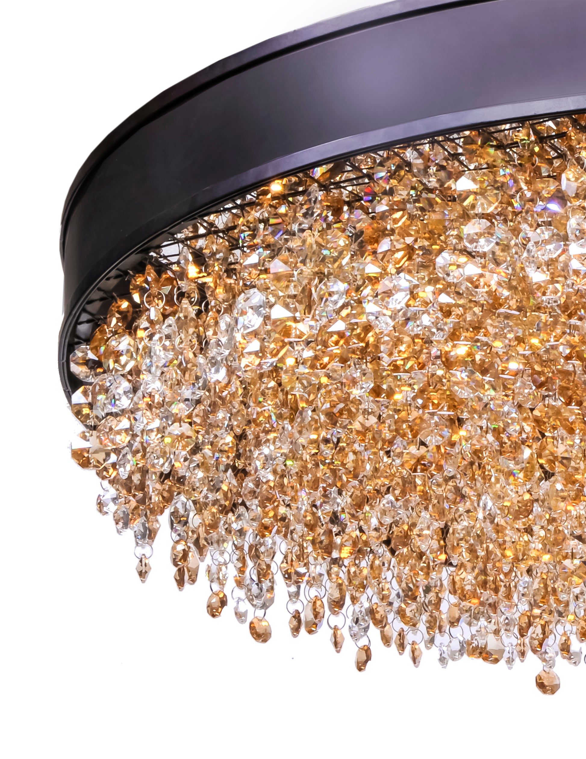 Mystic 11-Light LED Flush Mount Bronze by Maxim Lighting