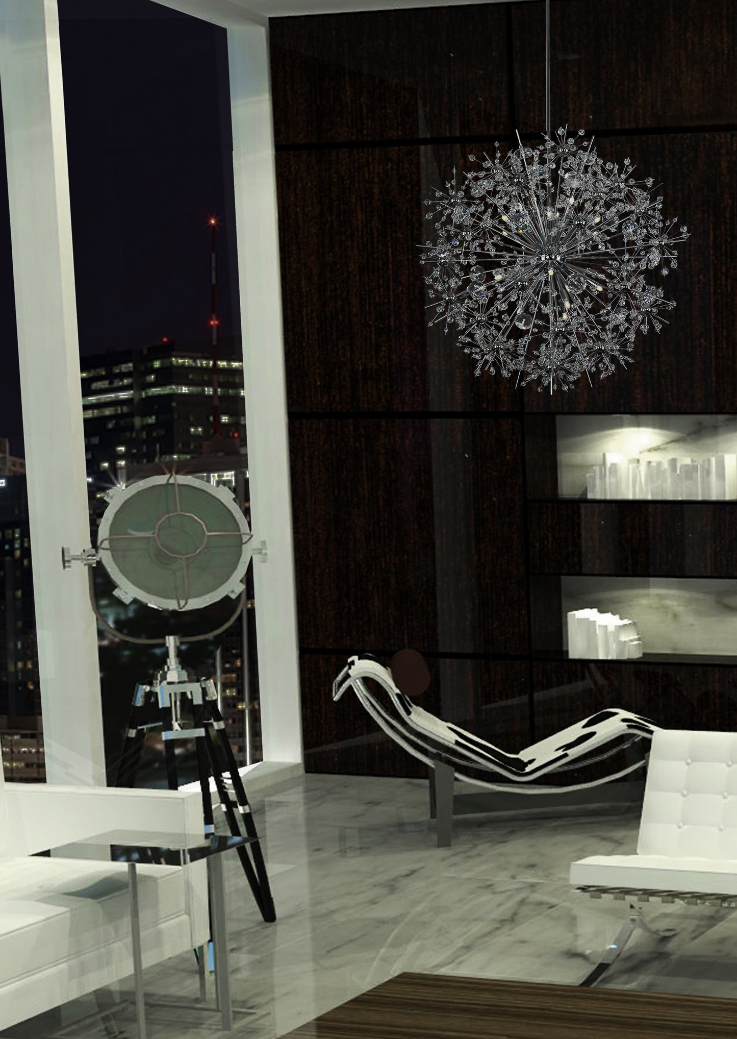 Starfire 18-Light Pendant Polished Chrome by Maxim Lighting