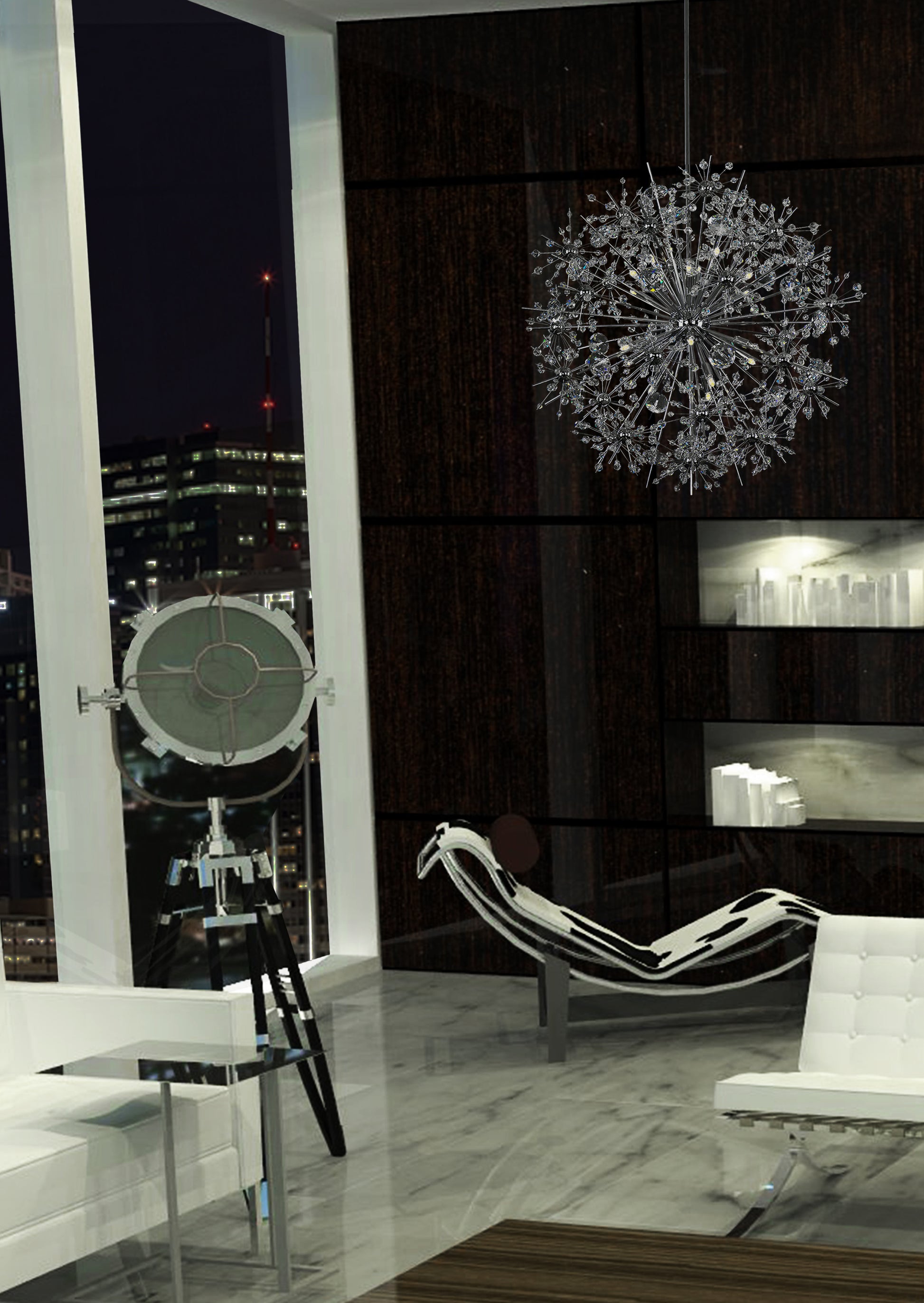 Starfire 18-Light Pendant Polished Chrome by Maxim Lighting