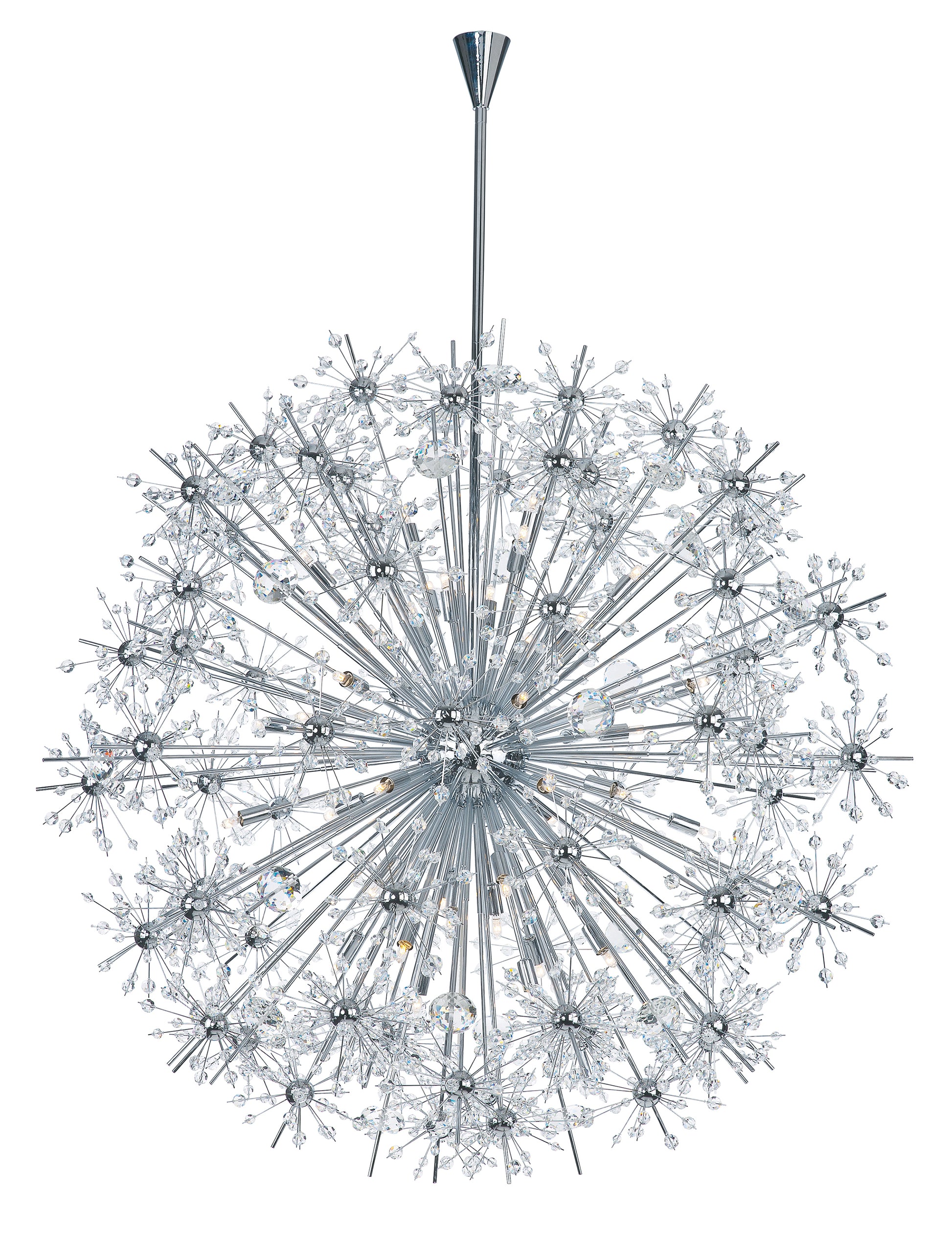 Starfire 40-Light Chandelier Polished Chrome by Maxim Lighting
