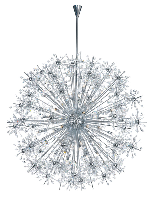 Starfire 40-Light Chandelier Polished Chrome by Maxim Lighting
