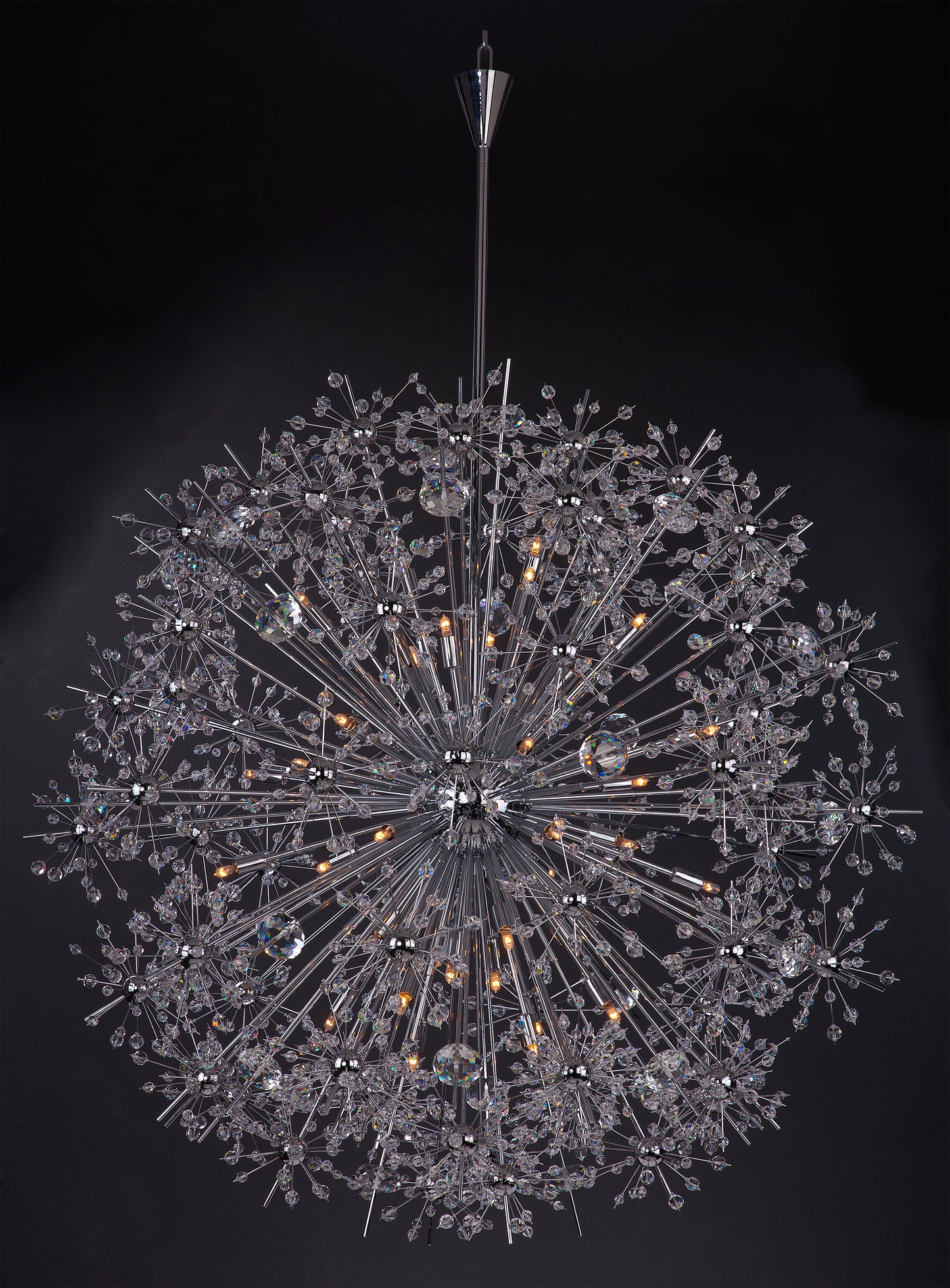 Starfire 40-Light Chandelier Polished Chrome by Maxim Lighting