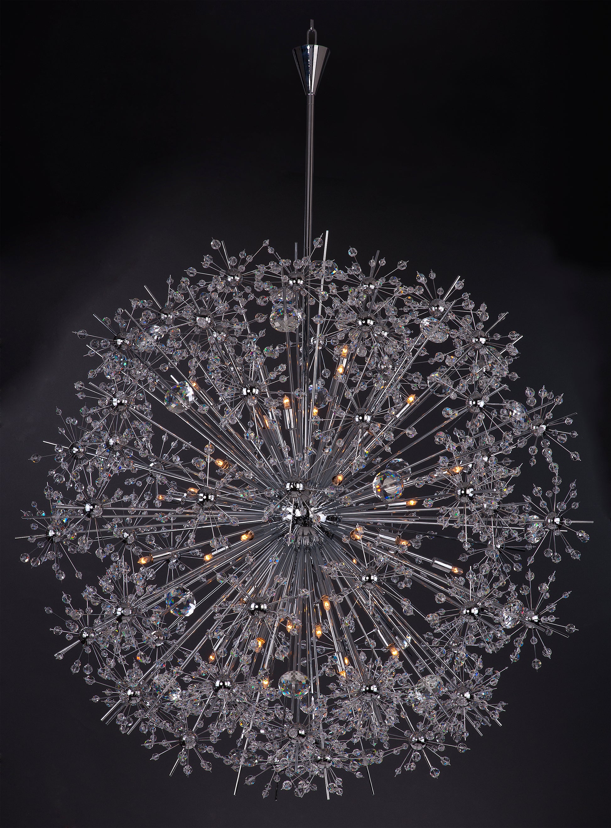 Starfire 40-Light Chandelier Polished Chrome by Maxim Lighting