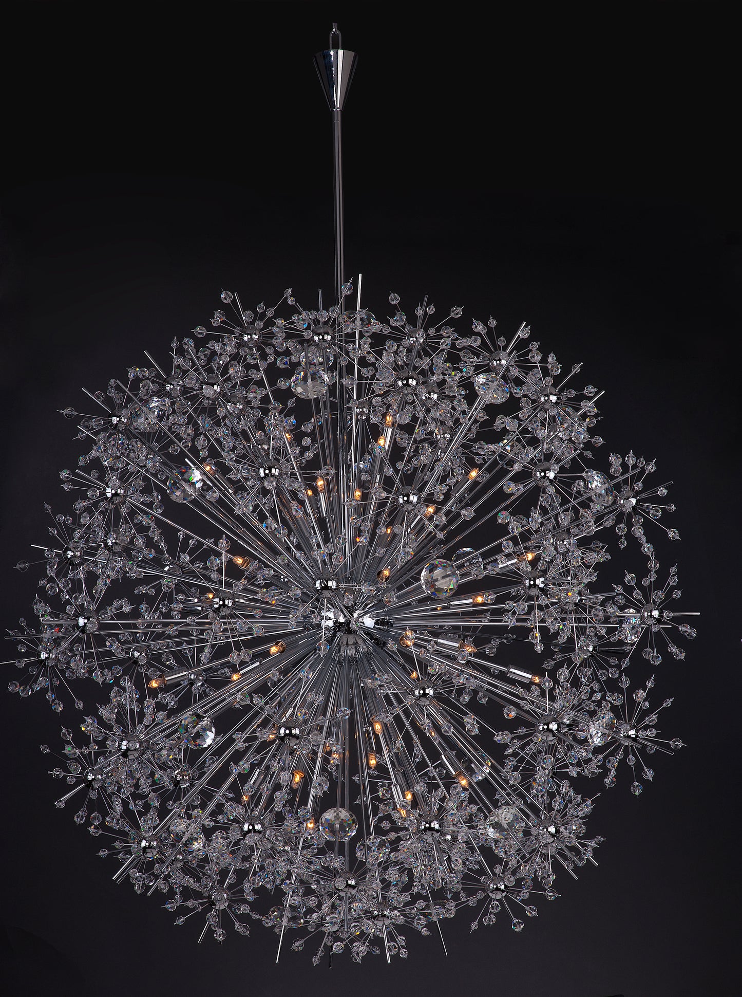Starfire 40-Light Chandelier Polished Chrome by Maxim Lighting