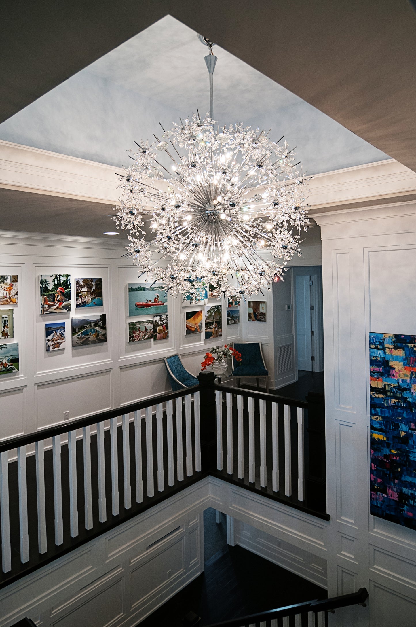 Starfire 40-Light Chandelier Polished Chrome by Maxim Lighting
