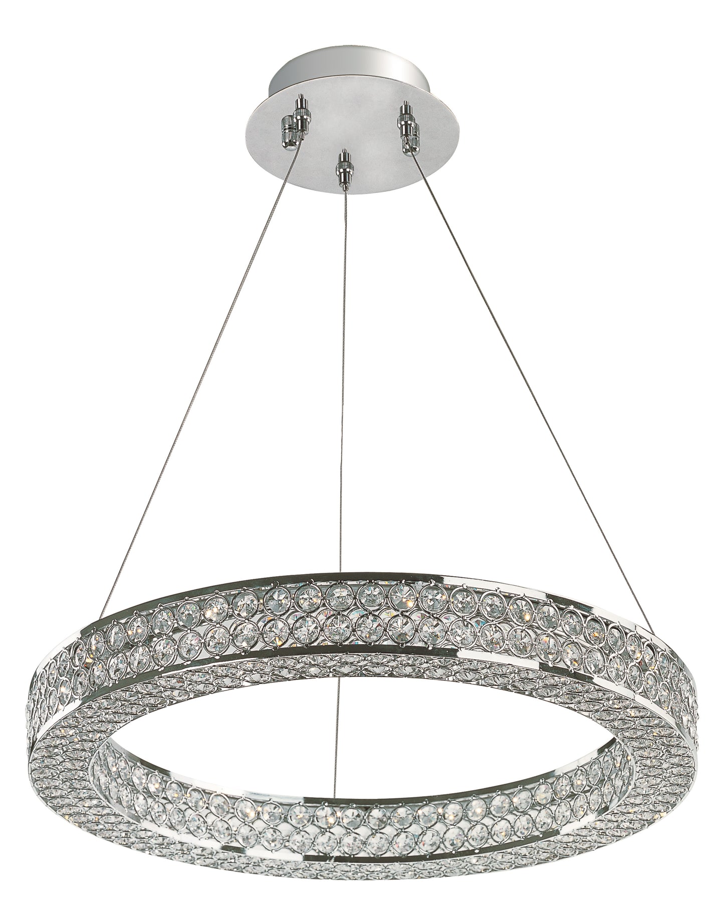 Eternity 20" LED Pendant Polished Chrome by Maxim Lighting