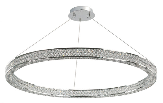 Eternity 40" LED Pendant Polished Chrome by Maxim Lighting