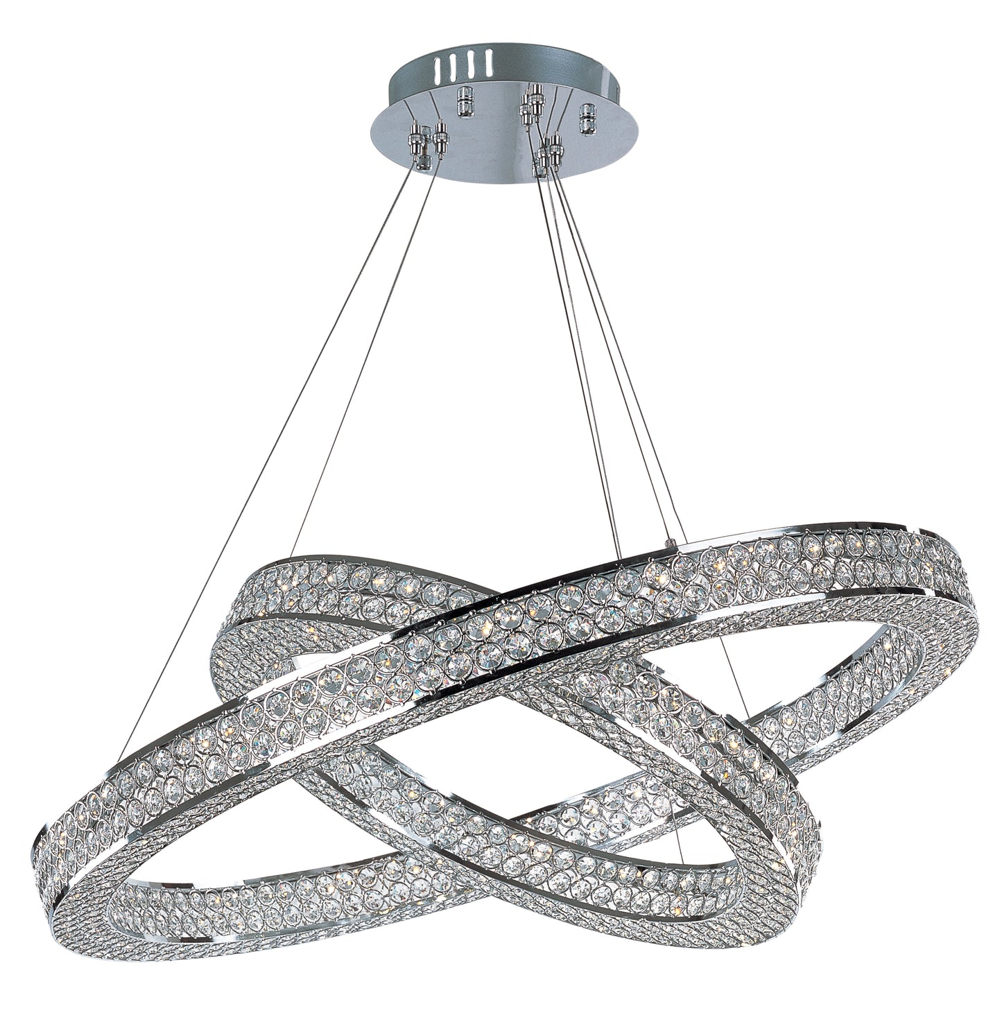 Eternity 2-Tier LED Pendant Polished Chrome by Maxim Lighting