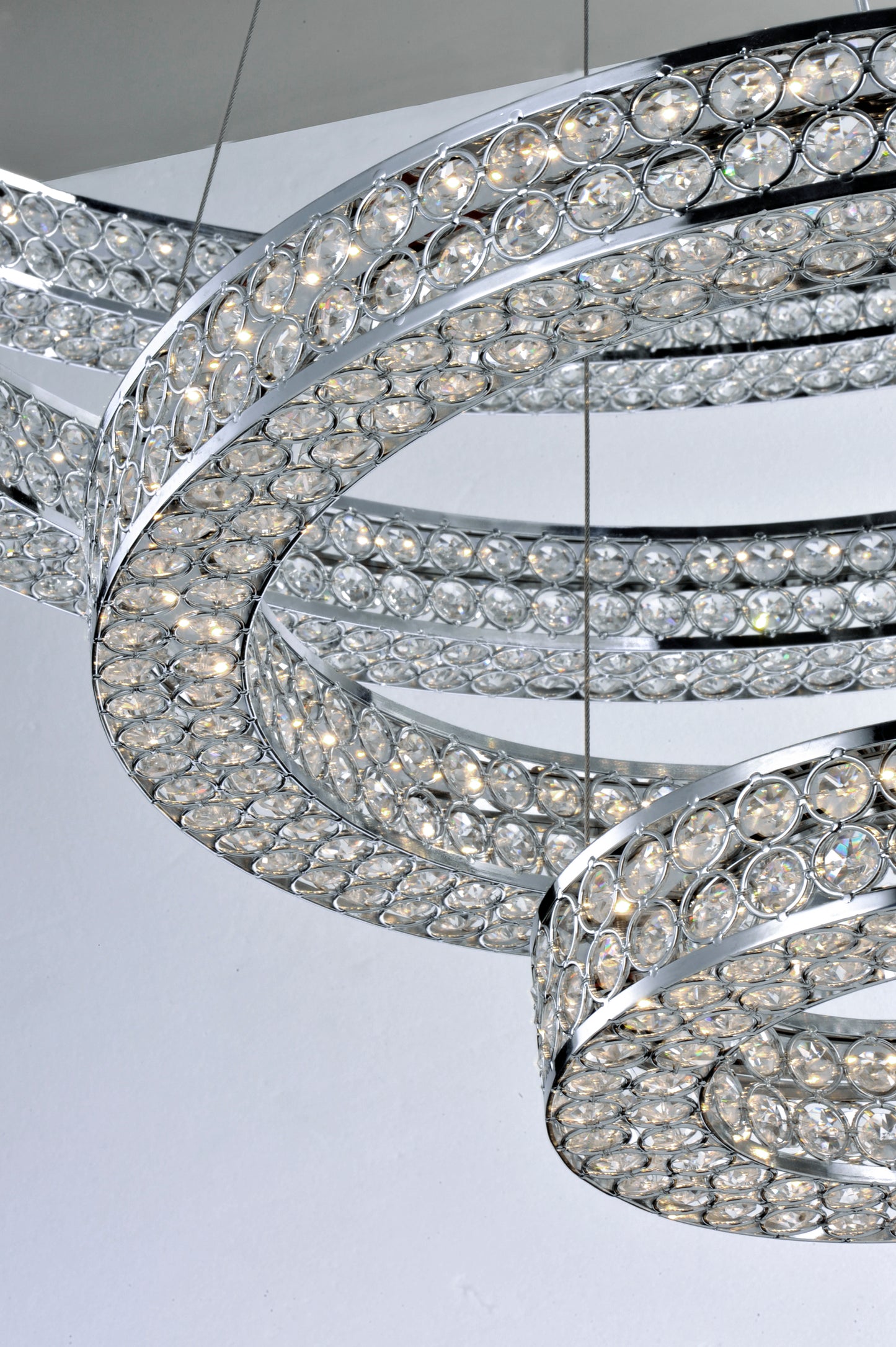 Eternity 4 Tier 60" LED Chandelier Polished Chrome by Maxim Lighting
