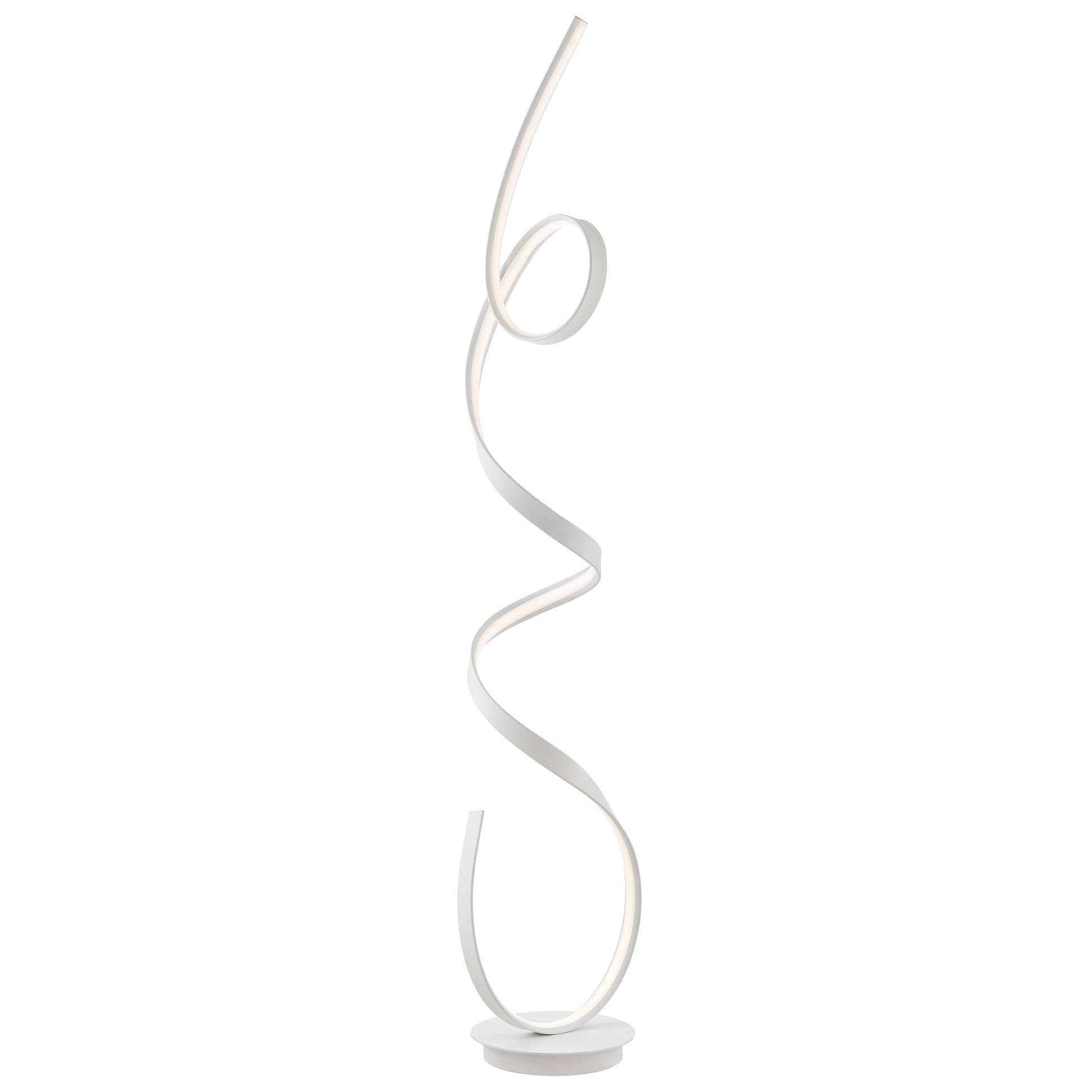 Amsterdam LED Dimmable 63" Floor Lamp White by Finesse Decor FL-002-W