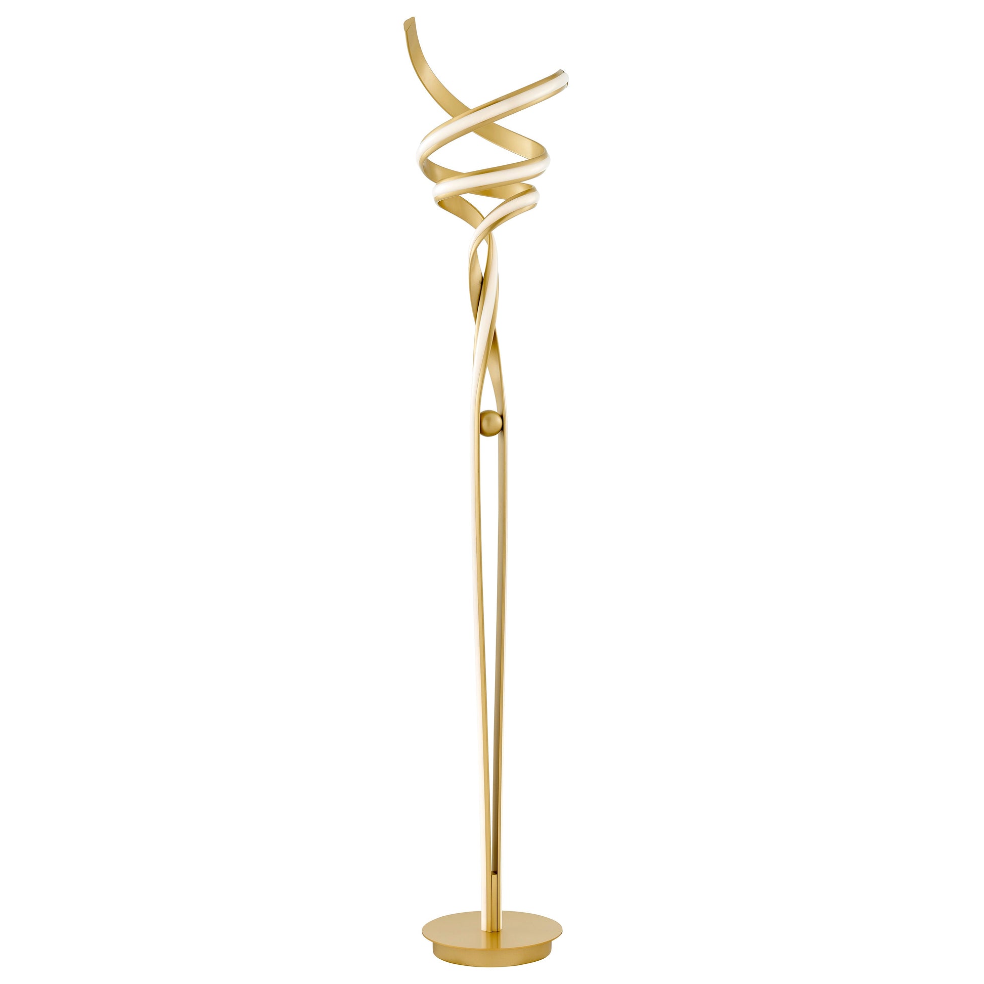 Munich LED Sandy Gold 63" Floor Lamp - Finesse Decor FL-004-G