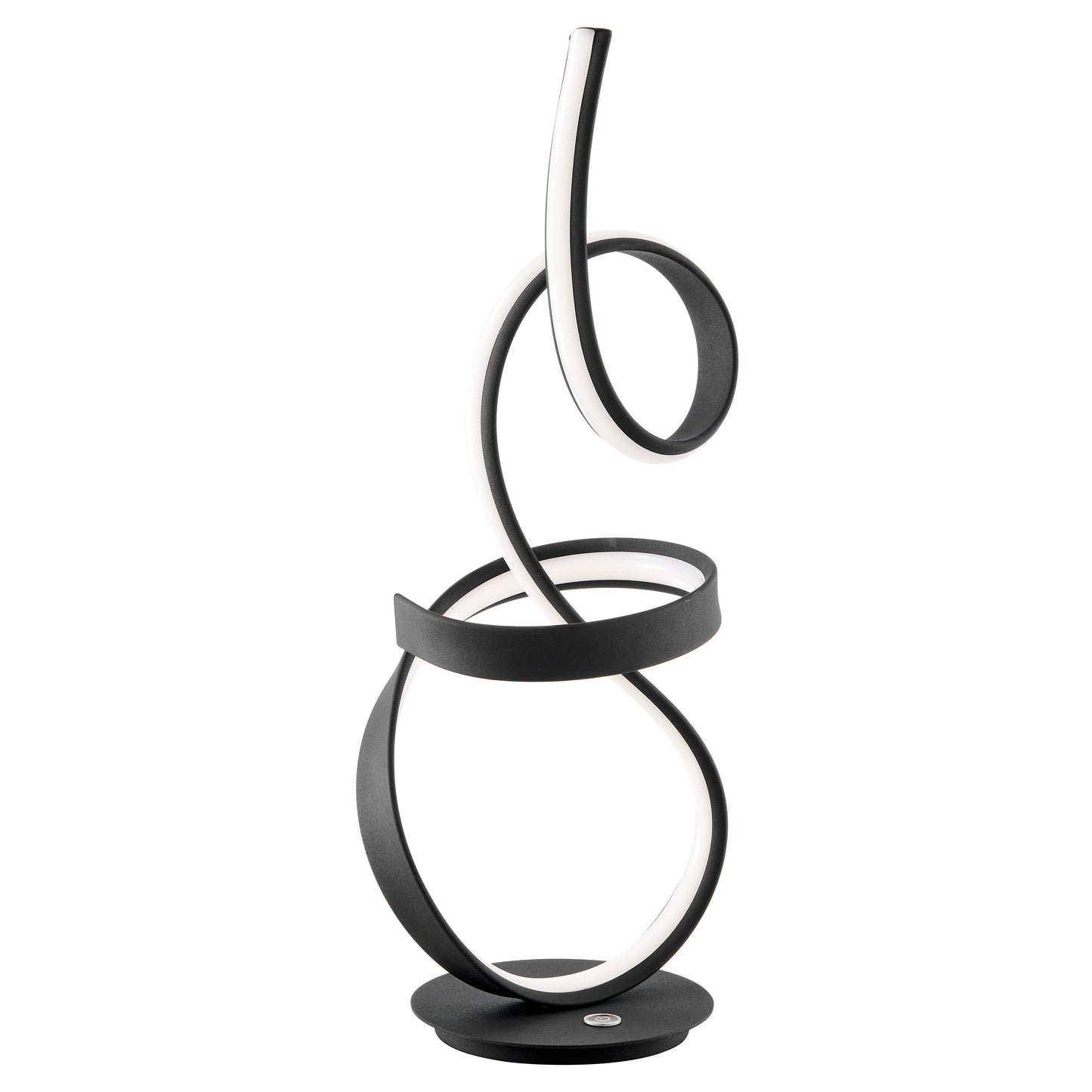 Amsterdam LED with Touch Dimmer Table Lamp Black by Finesse Decor TL-007-B