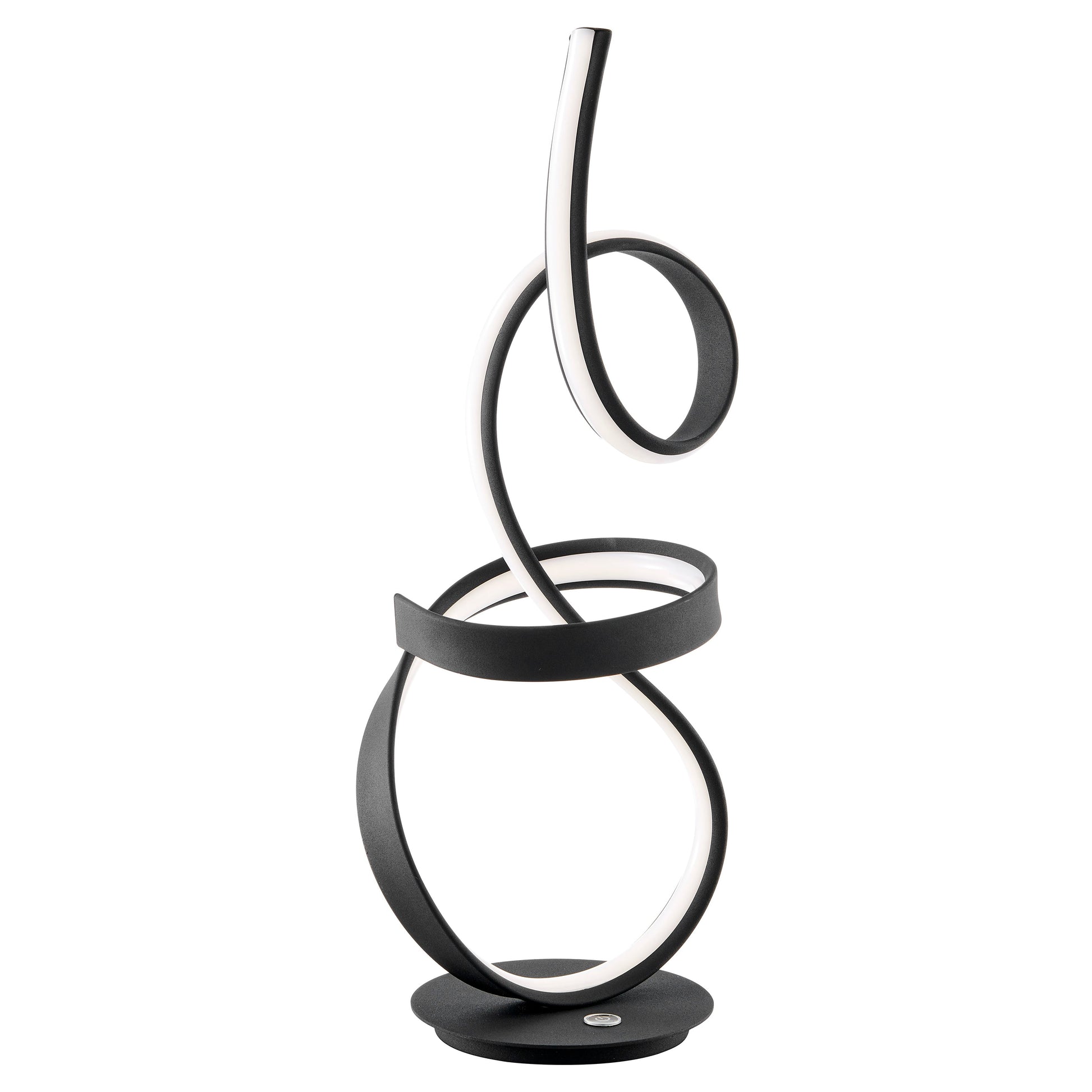 Amsterdam LED with Touch Dimmer Table Lamp Black by Finesse Decor TL-007-B