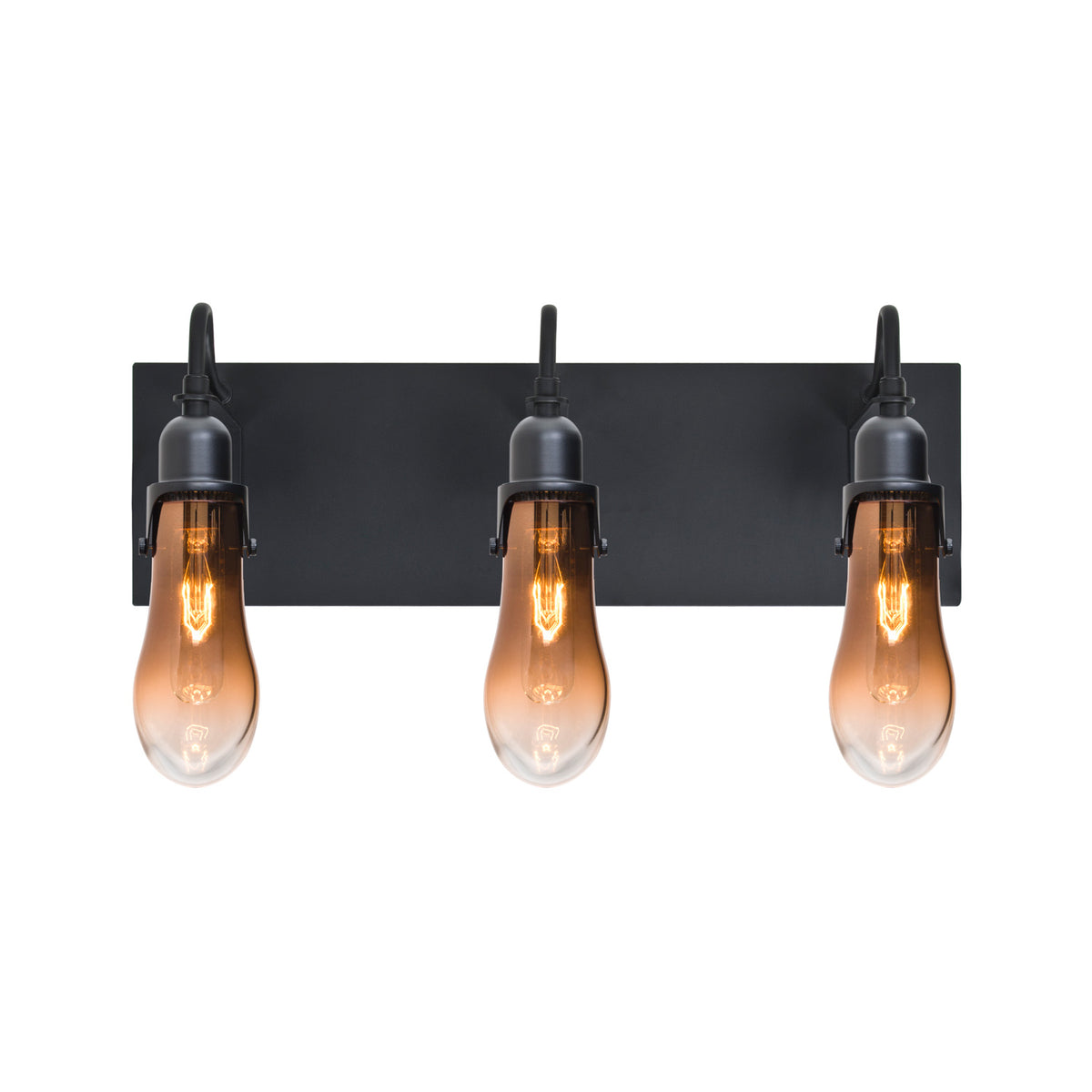 Besa Wish 2-Light vanity light option – Amber/Clear