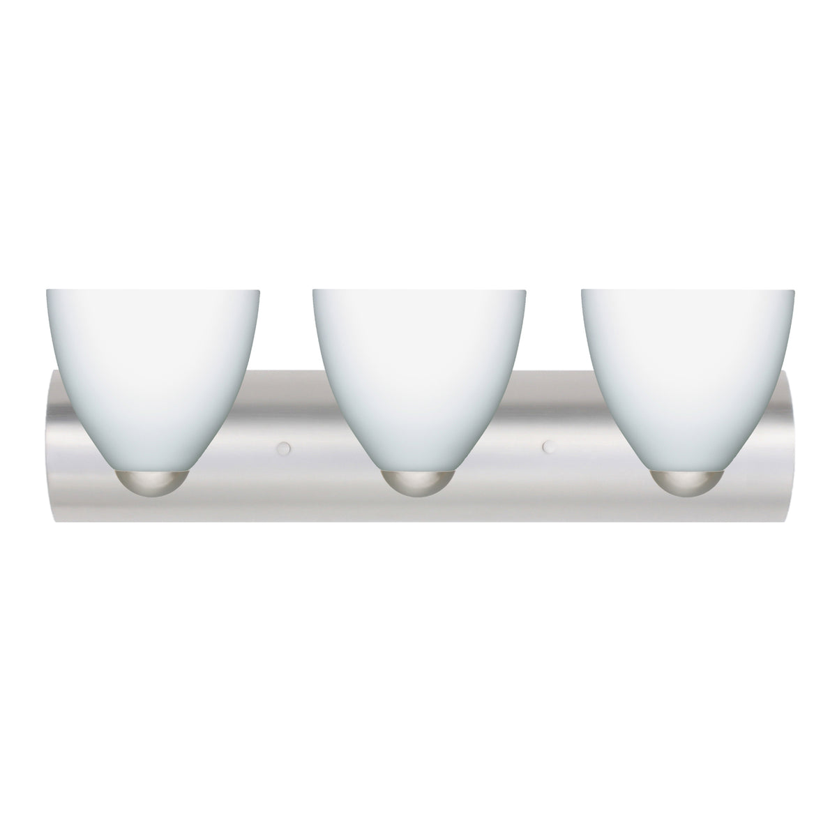 Besa Sasha vanity light option – Opal Matte, Satin Nickel