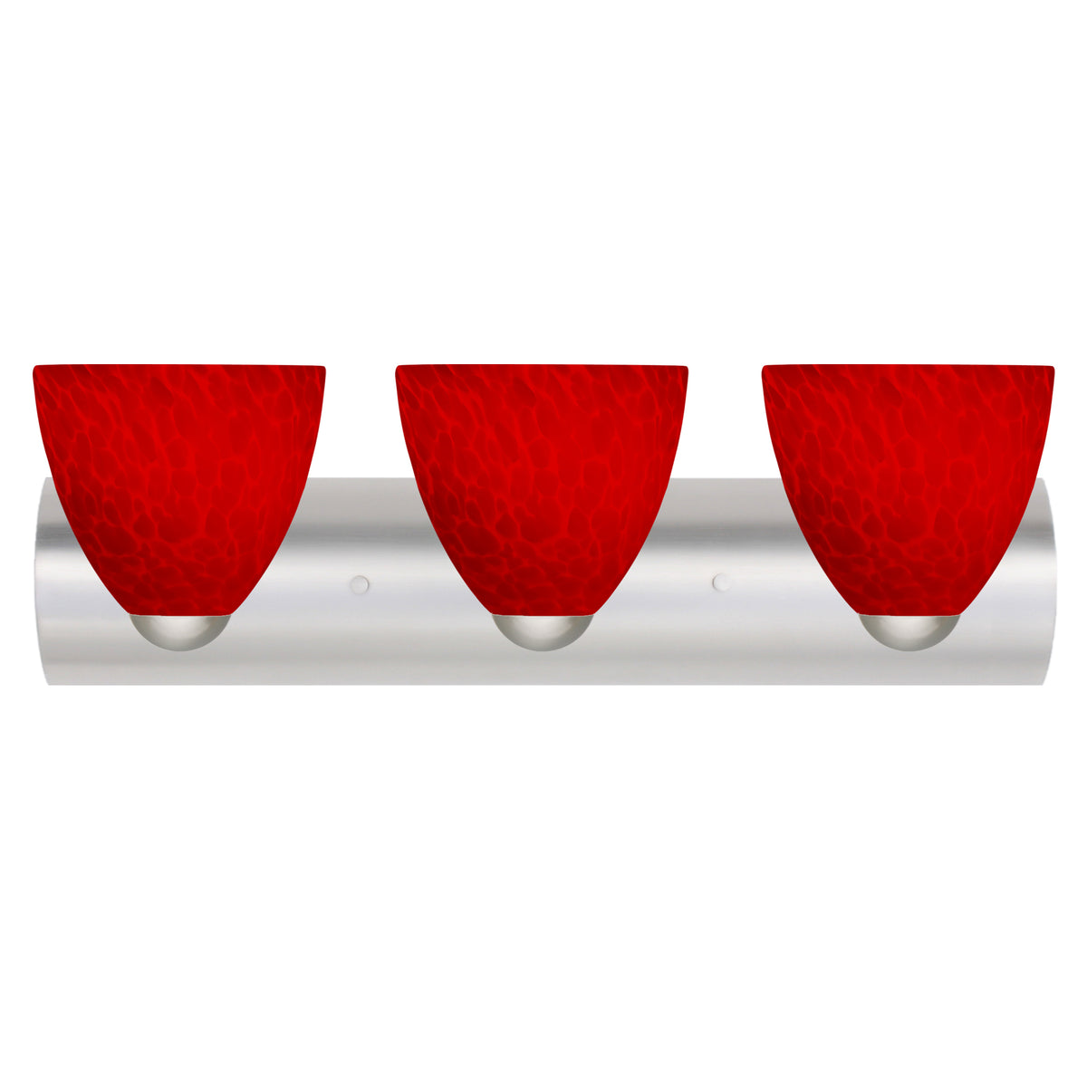 Besa Sasha vanity light option – Red Cloud, Satin Nickel