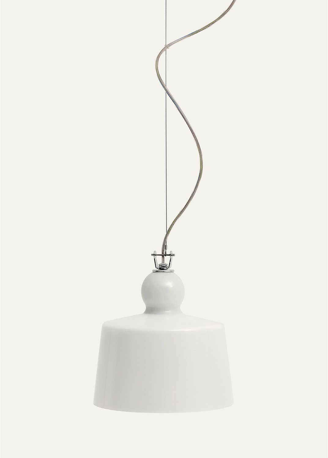 Produzione Privata Acquatinta in white glaze – pendant light by Michele De Lucchi, photo 11
