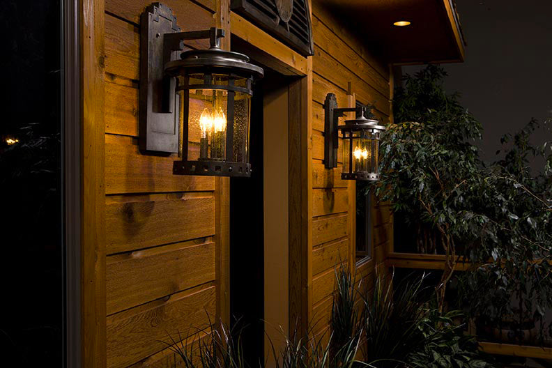 Santa Barbara VX Outdoor Wall Lantern Sienna by Maxim Lighting