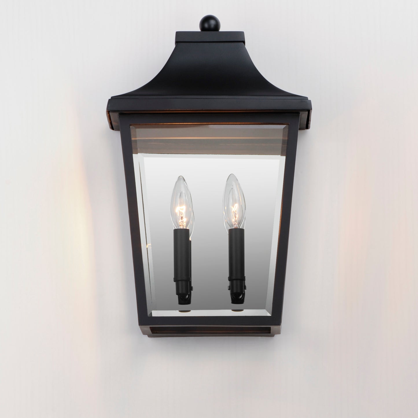 Sutton Place VX 2-Light Pocket Sconce Black by Maxim Lighting