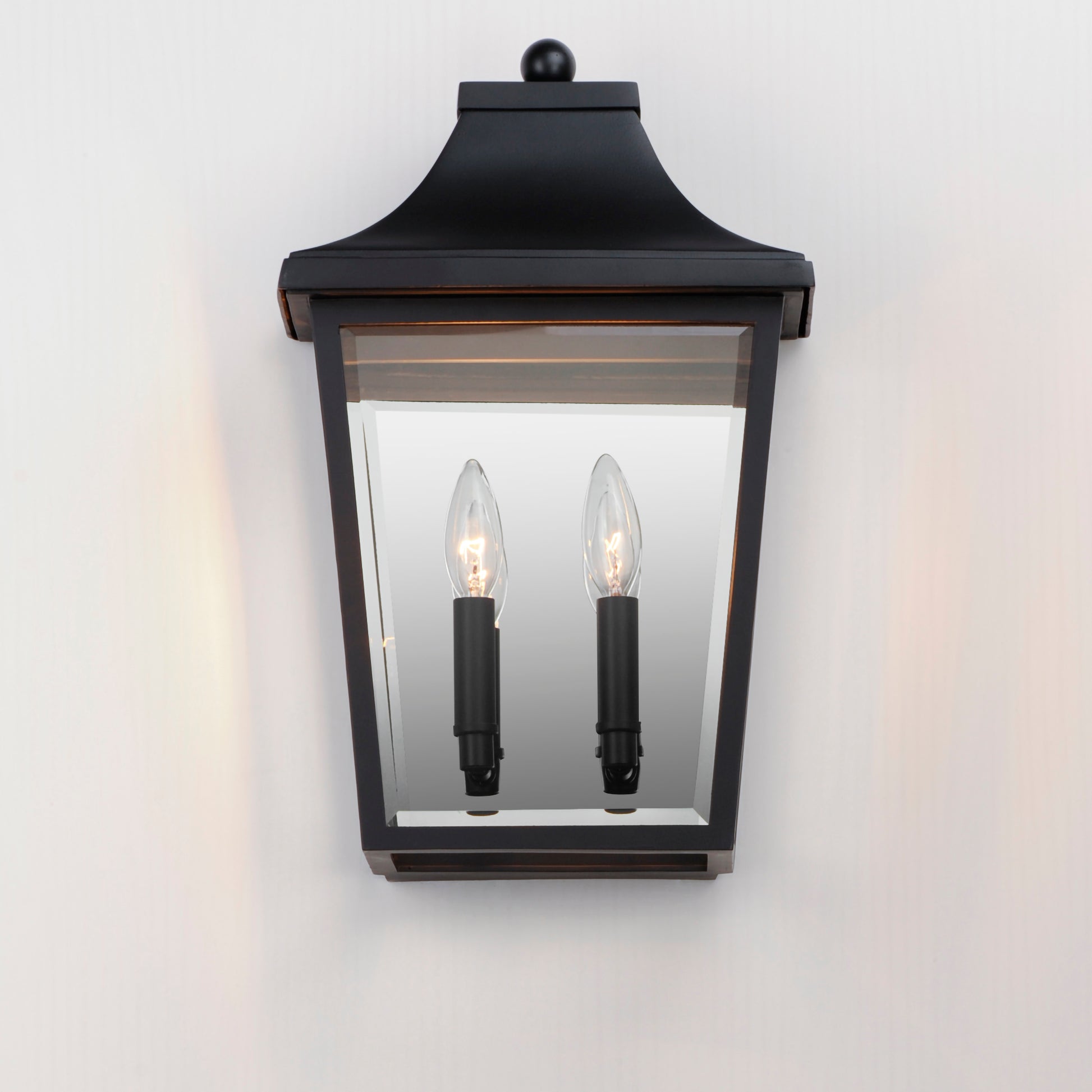 Sutton Place VX 2-Light Pocket Sconce Black by Maxim Lighting