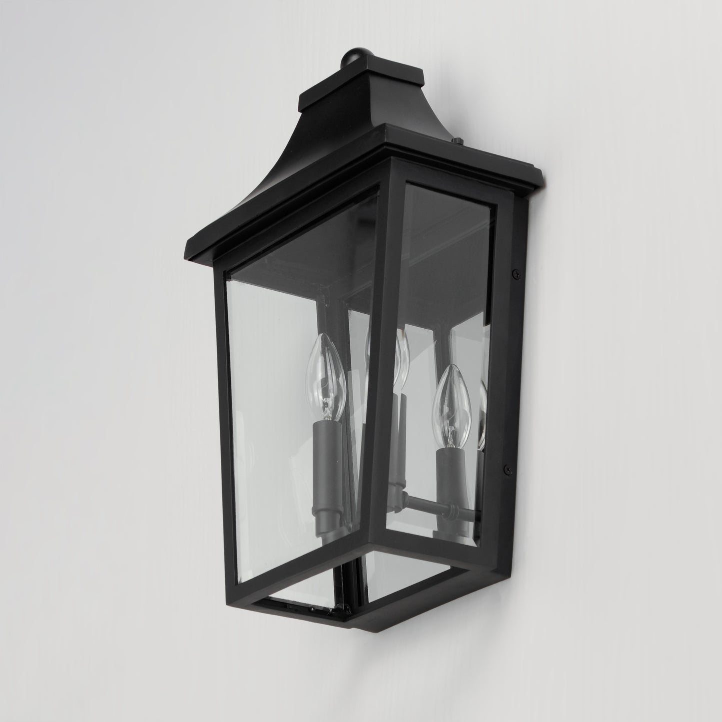 Sutton Place VX 2-Light Pocket Sconce Black by Maxim Lighting