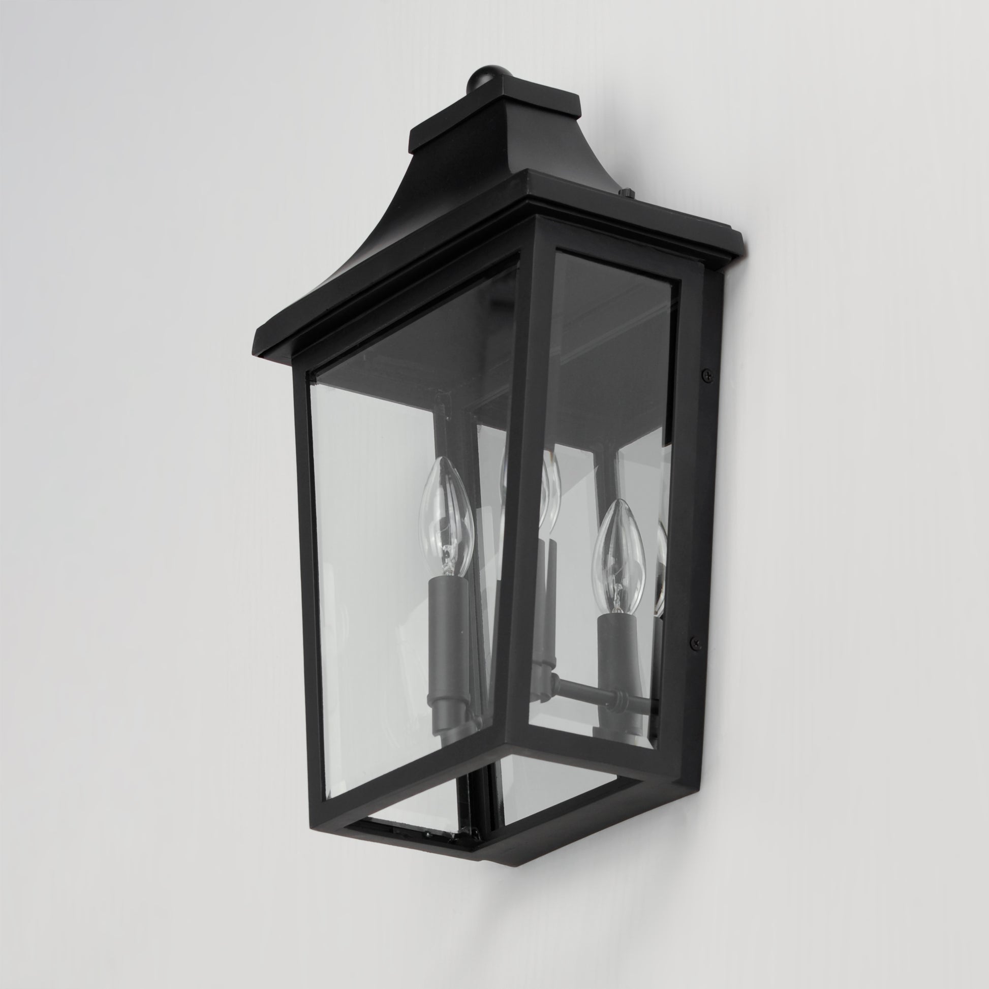 Sutton Place VX 2-Light Pocket Sconce Black by Maxim Lighting