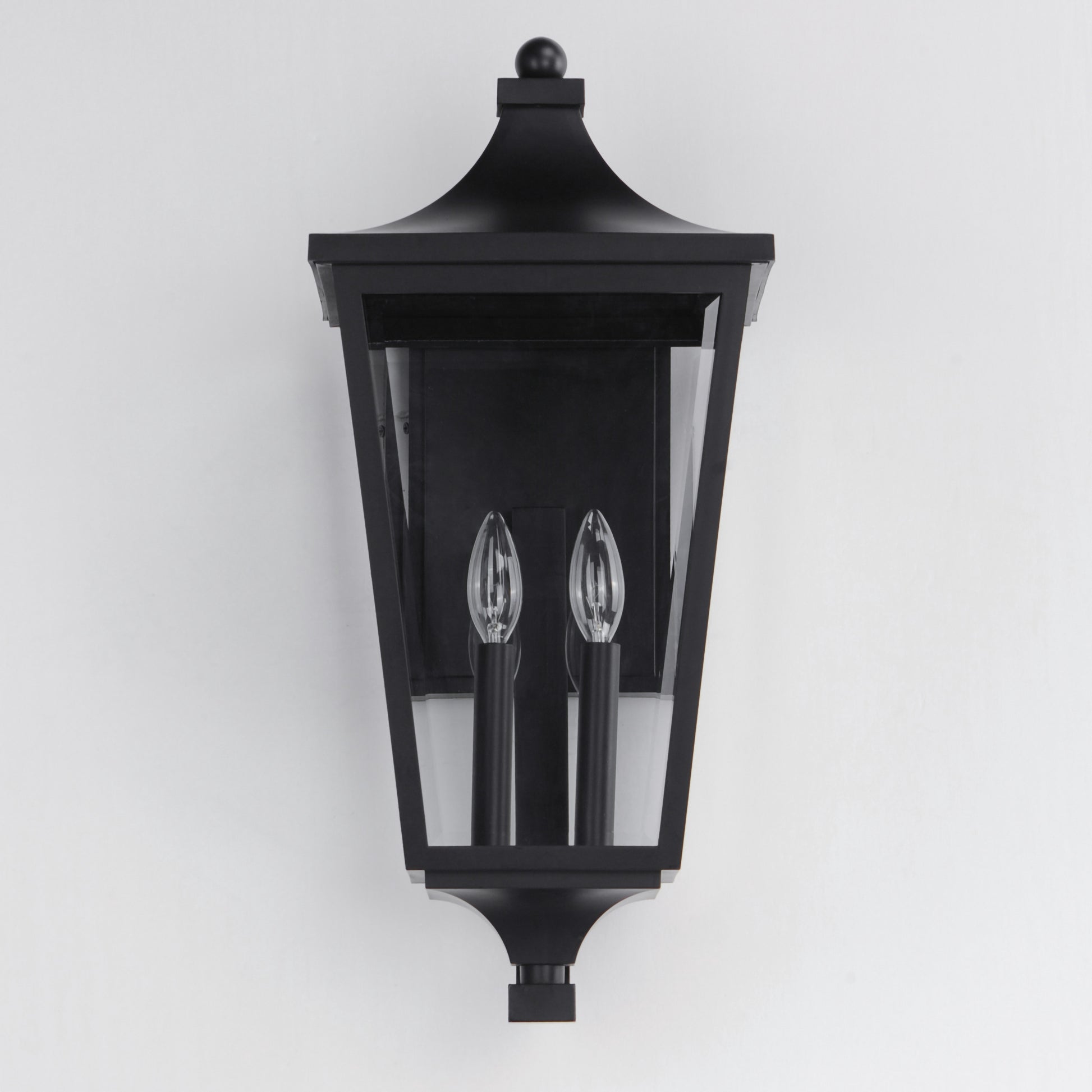 Sutton Place VX Large 2-Light Outdoor Sconce Black by Maxim Lighting