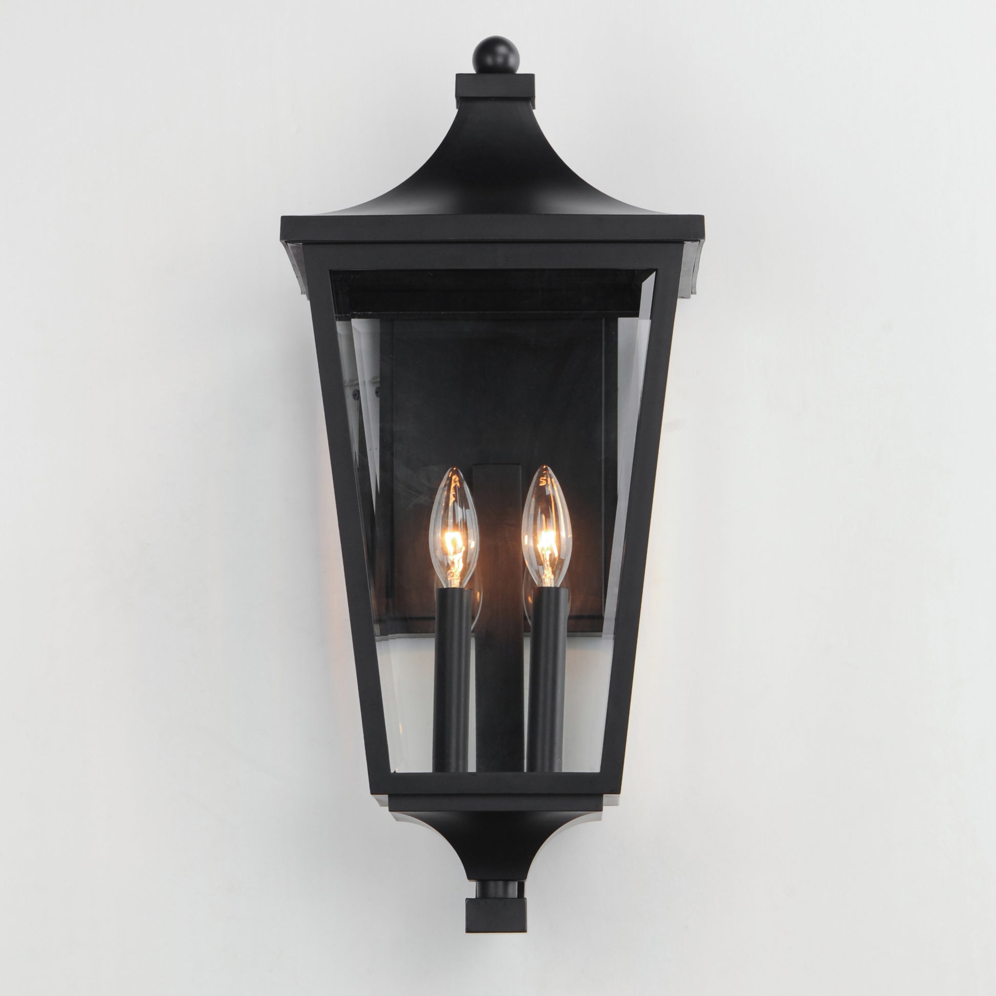 Sutton Place VX Large 2-Light Outdoor Sconce Black by Maxim Lighting