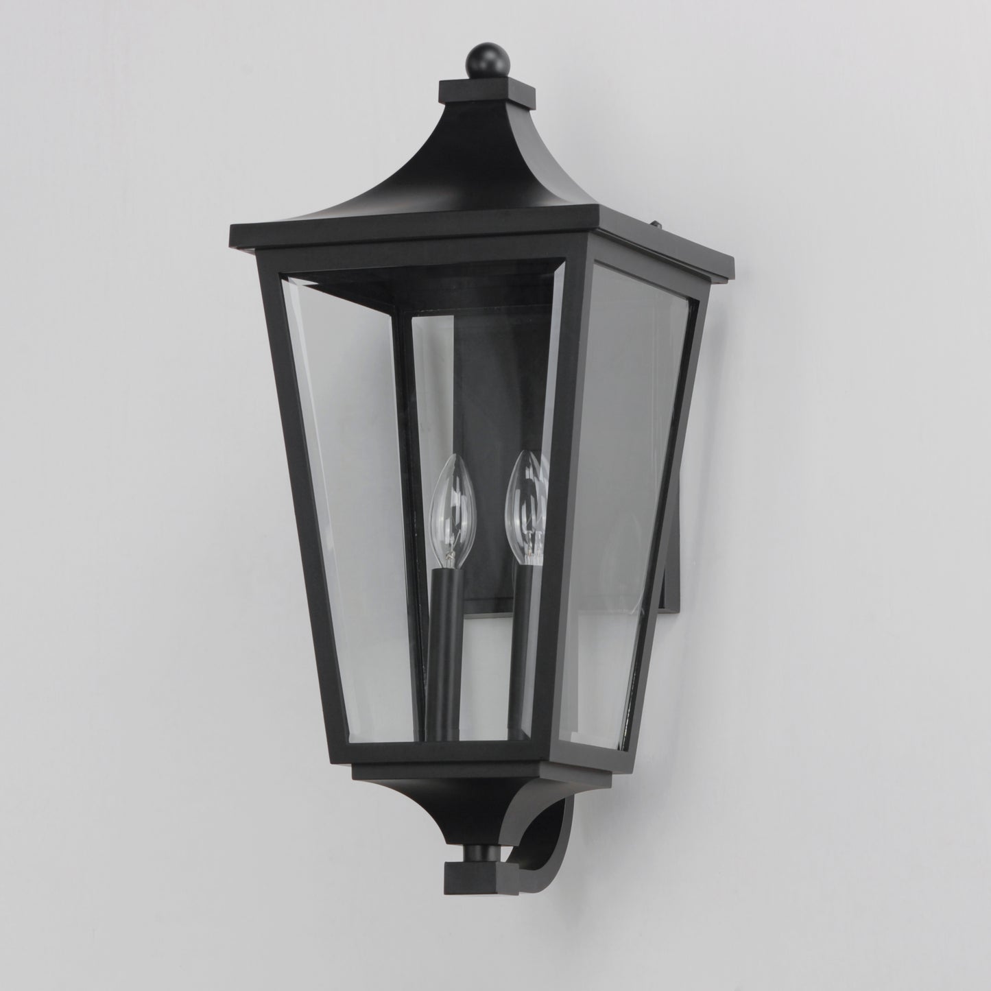 Sutton Place VX Large 2-Light Outdoor Sconce Black by Maxim Lighting