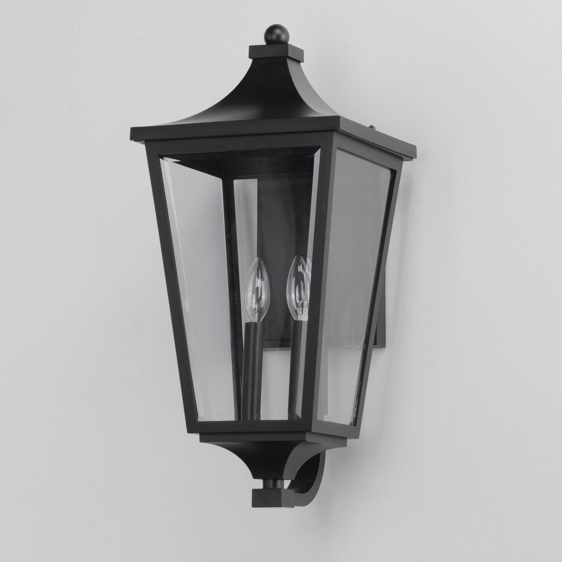 Sutton Place VX Large 2-Light Outdoor Sconce Black by Maxim Lighting