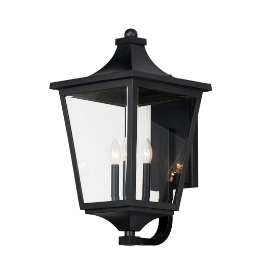 Sutton Place VX 3-Light Outdoor Lantern Black by Maxim Lighting