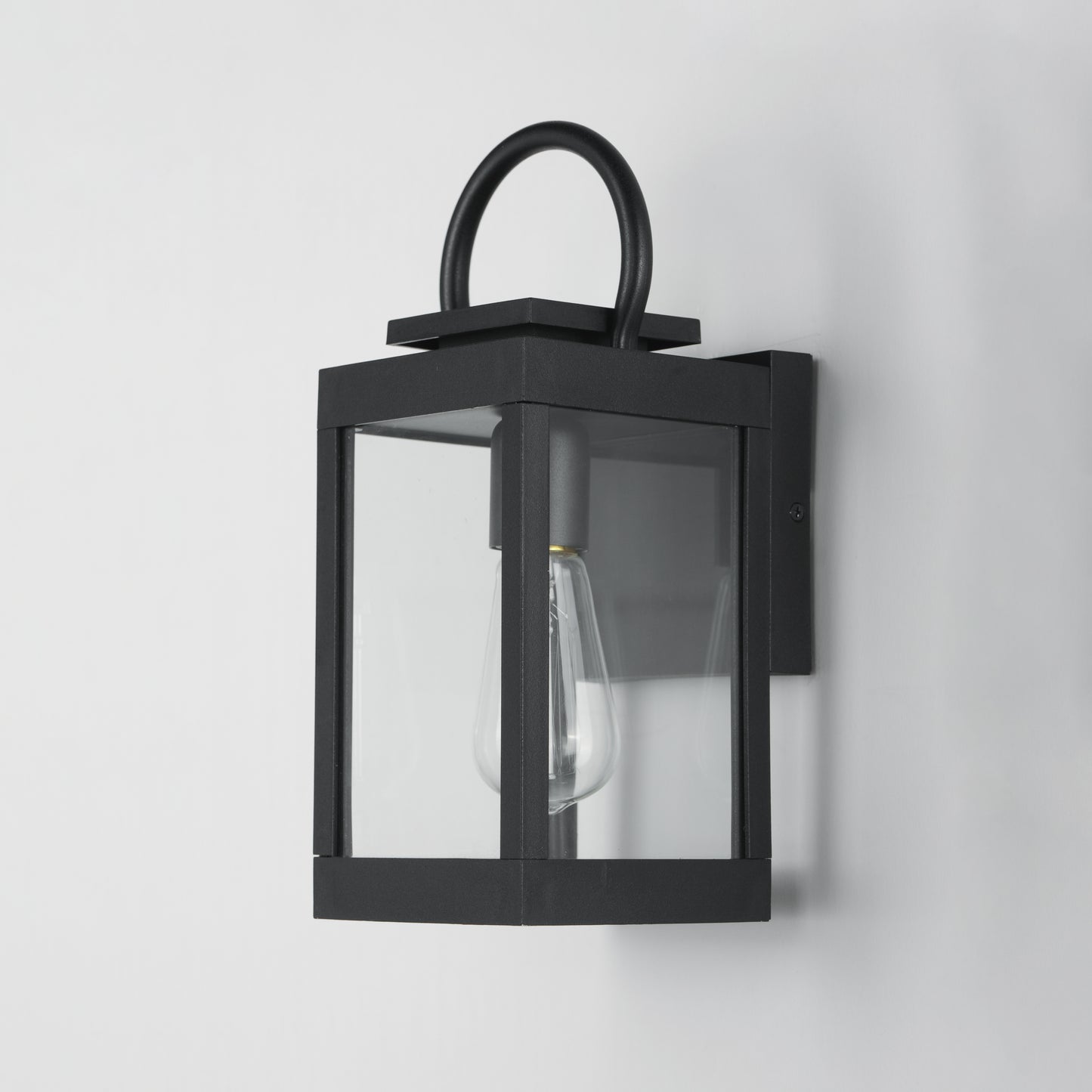 Nassau VX Outdoor Wall Lantern Black by Maxim Lighting