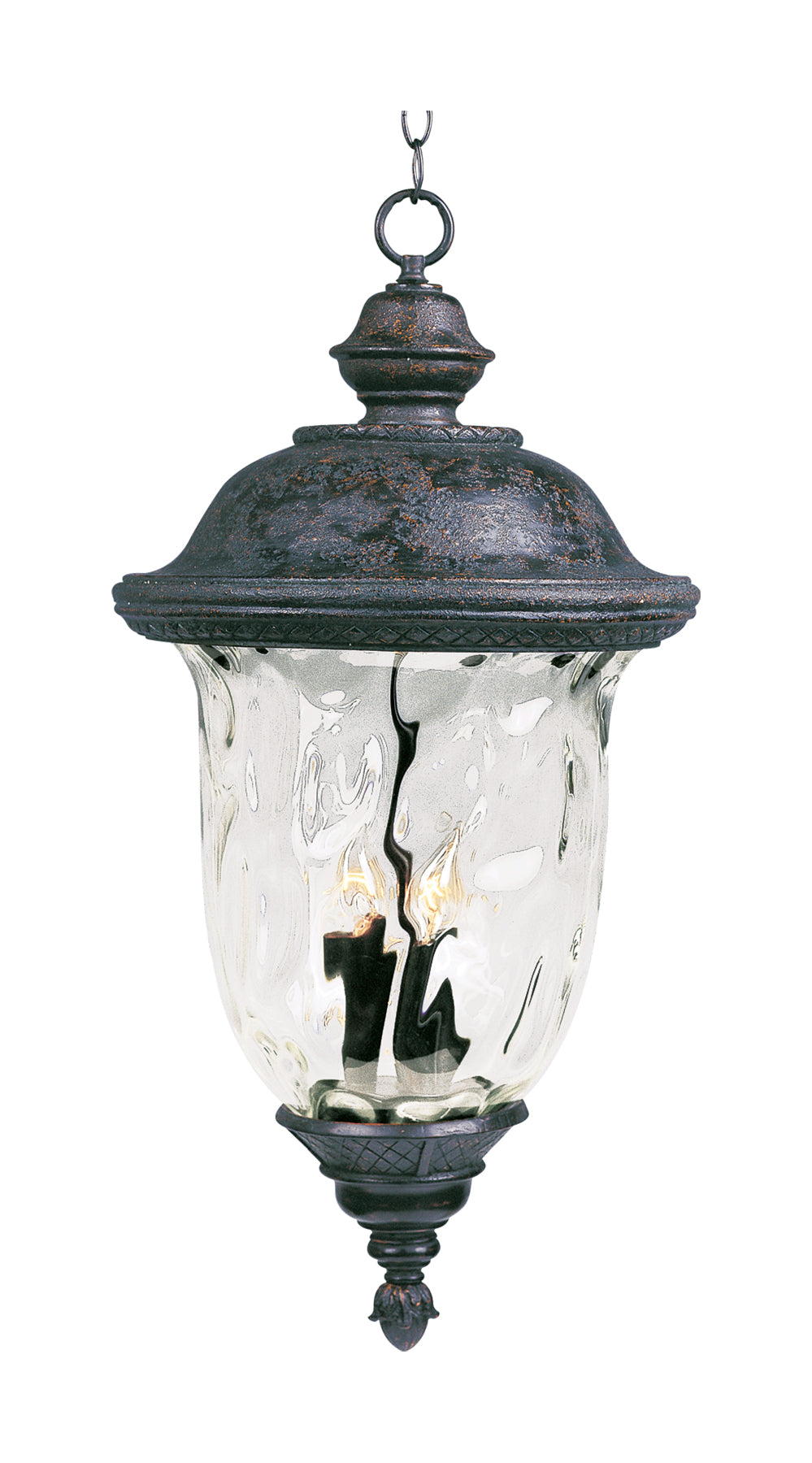 Carriage House VX 3-Light Outdoor Hanging Lan Oriental Bronze by Maxim Lighting