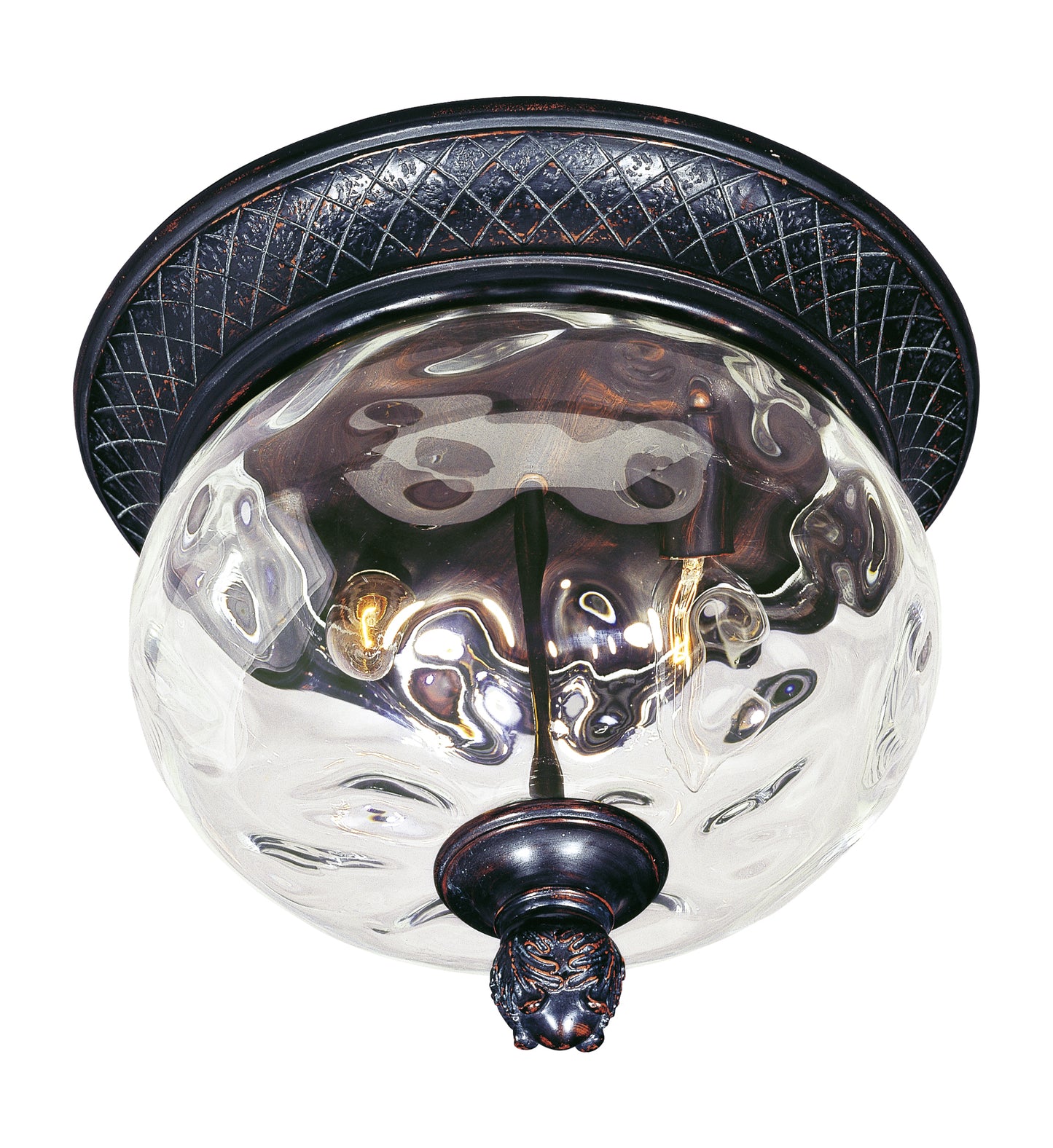 Carriage House 2-Light Outdoor Ceiling Mount Oriental Bronze by Maxim Lighting