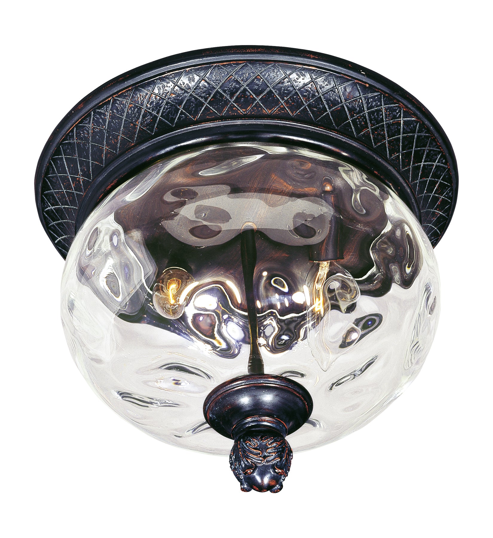 Carriage House 2-Light Outdoor Ceiling Mount Oriental Bronze by Maxim Lighting